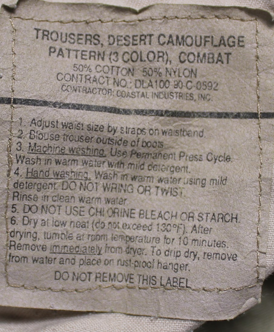 Group Lot of 3 Desert Camo Trousers (JAA) - 2