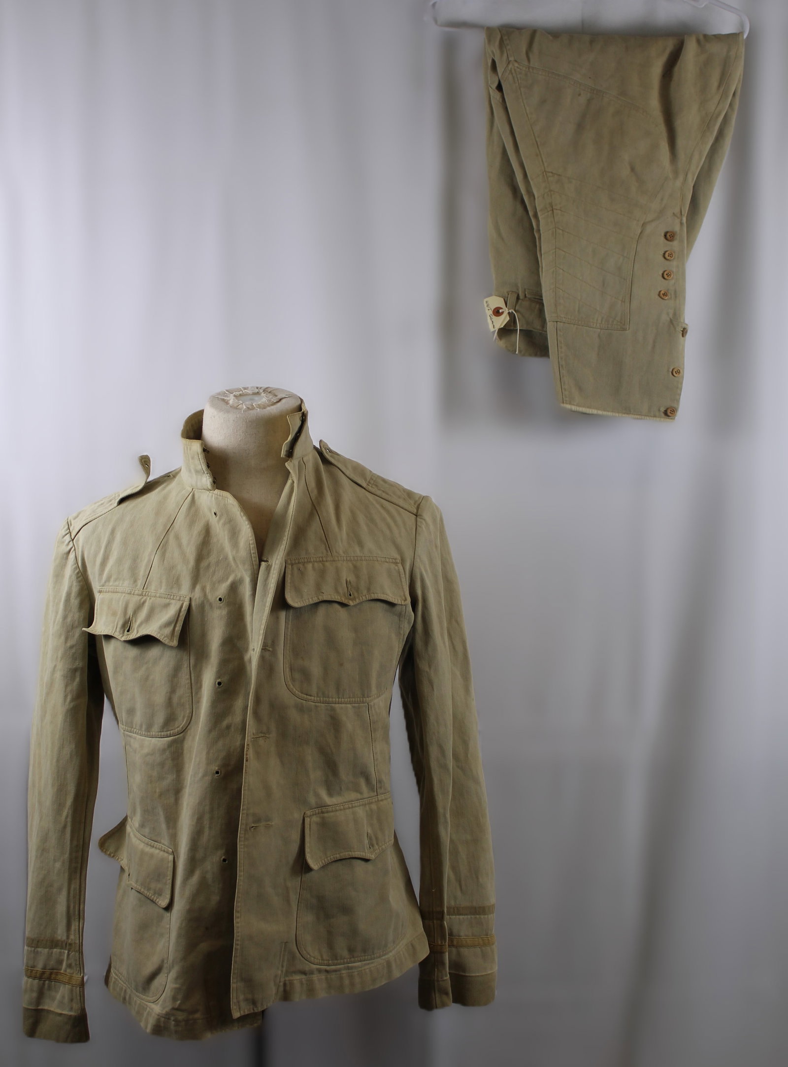 WW1 Era US Summer Khaki Uniform (FMI): Estimated shipping parcel size (LxWxH) 17 inches x 12 inches x 12 inches. Please note, shipping estimates are provided for LiveShipping calculations only and may vary based on weight and location.