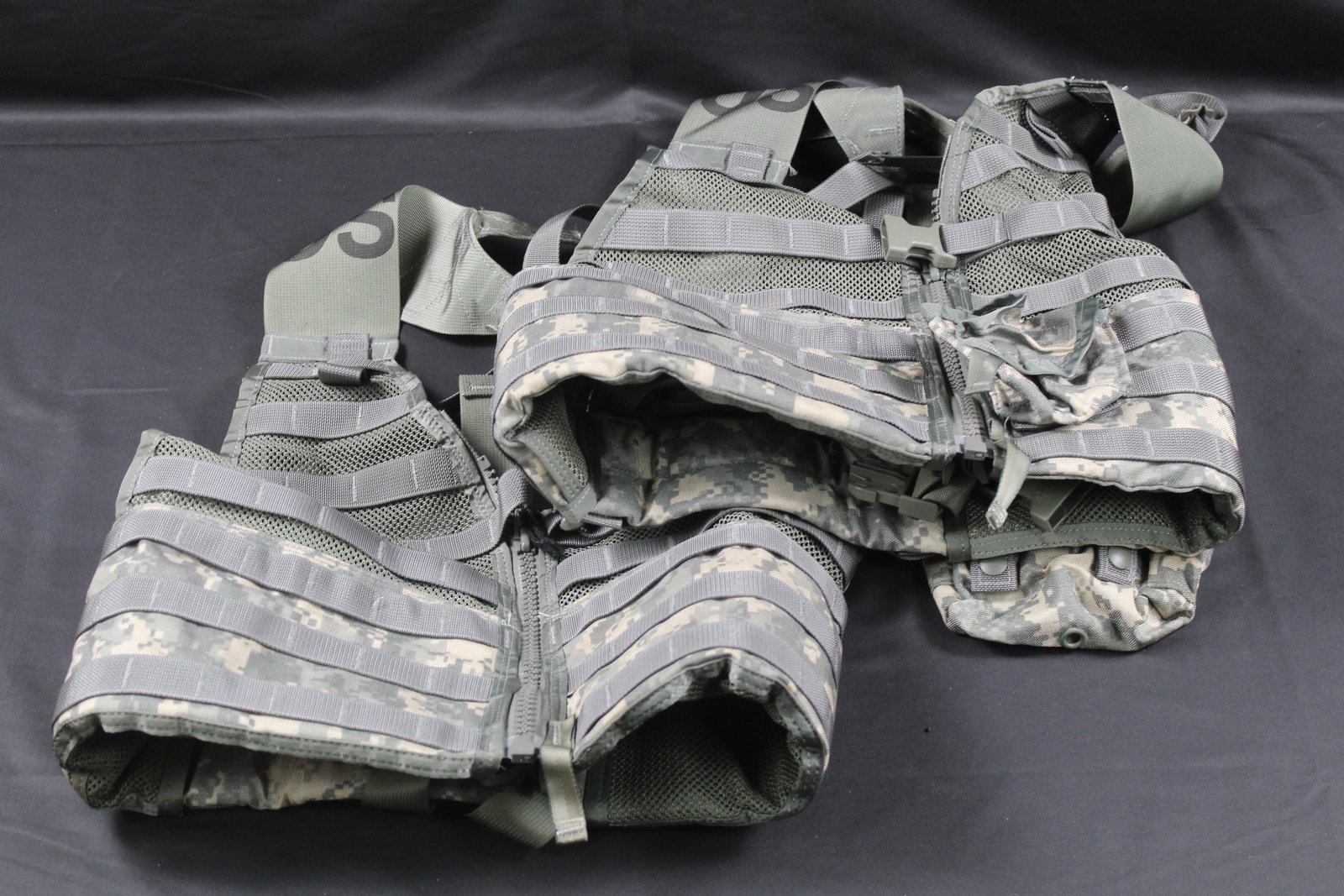 Two ACU Chest Rigs (BLB): Two ACU Chest Rigs (BLB) Estimated shipping parcel size (LxWxH) 20 inches x 12 inches x 6 inches. Please note, shipping estimates are provided for LiveShipping calculations only and may vary based
