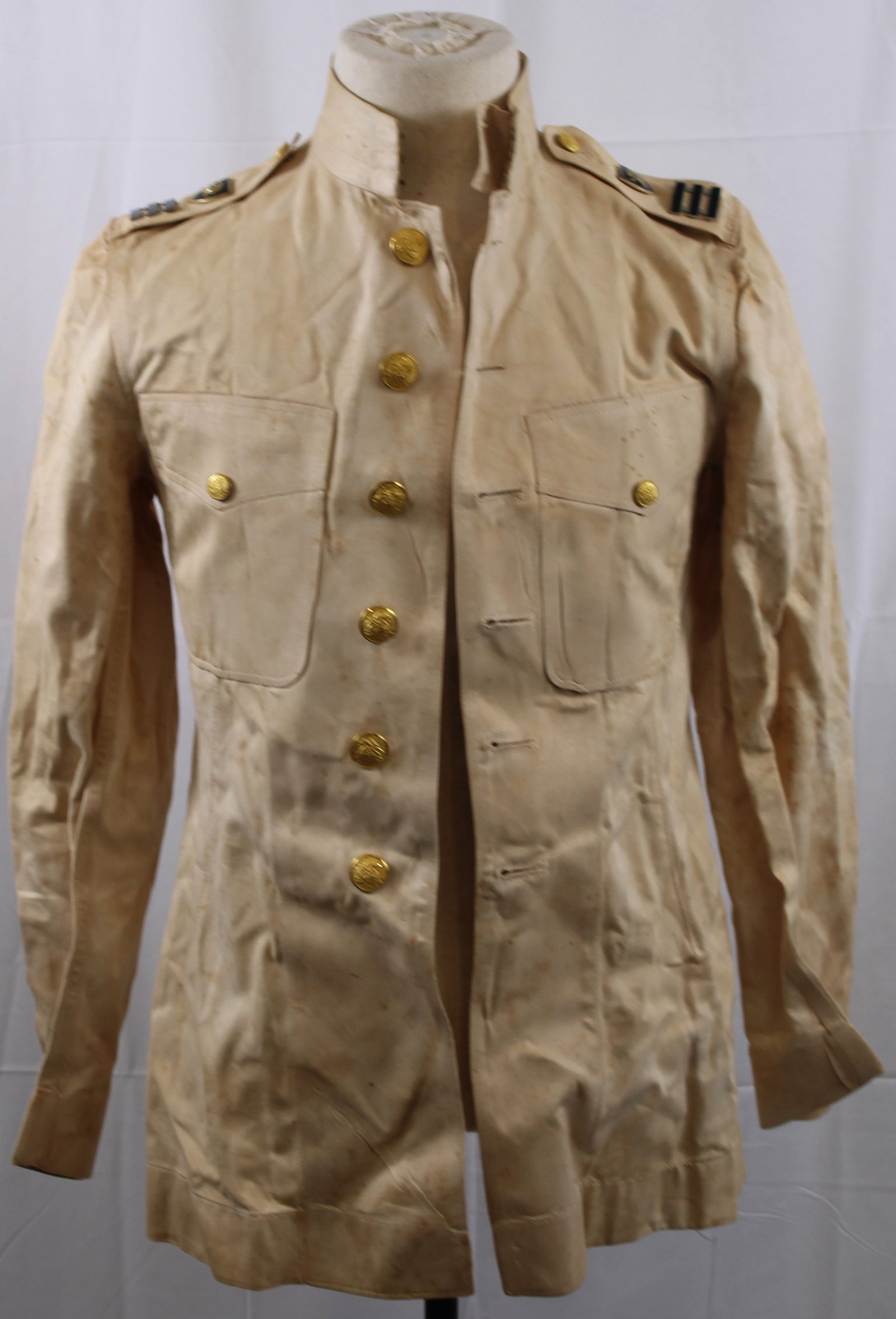 US Army Officer's "Choker" Dress Blouse Named to the Bryce Harper Estate (BLB) (1 of 9)