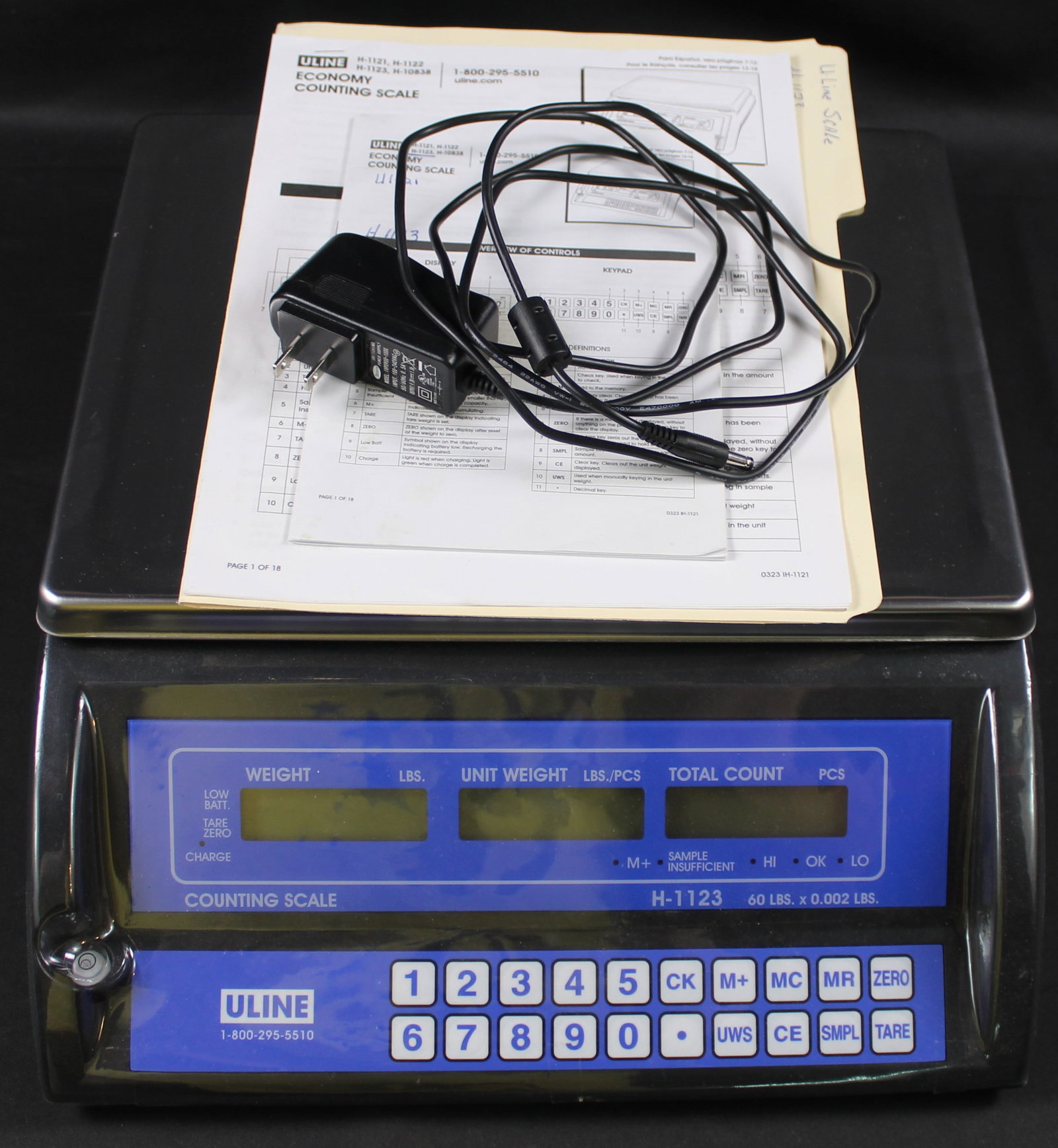 ULINE Model H 1123 Economy High Precision Counting Scale (HRR) (1 of 4)