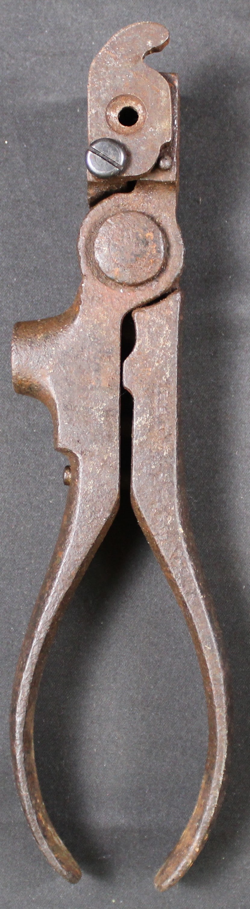 Antique Ideal Manufacturing Co. Die Cast Bullet Mould (FMI): This Antique Ideal Manufacturing Co. Die Cast Bullet Mould is in a fair condition as is, however after some cleaning and lubricating this piece could be considered good as the mould itself will clean