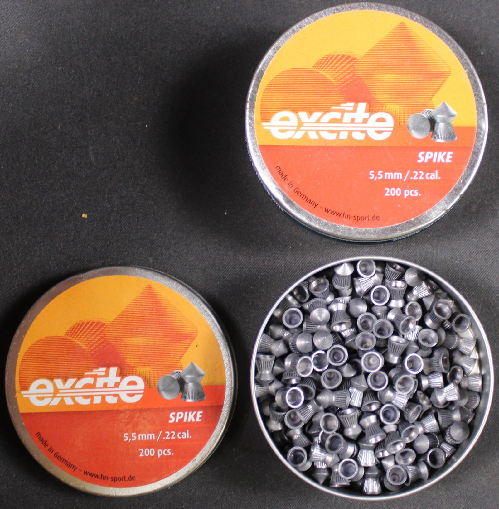 Group Lot: Four Cans of .22 Caliber Pellets (LOL) - 4