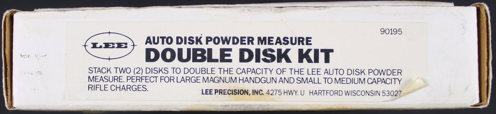 Lee Manufactured Double Disk Powder Measuring Kit (FMI) - 2