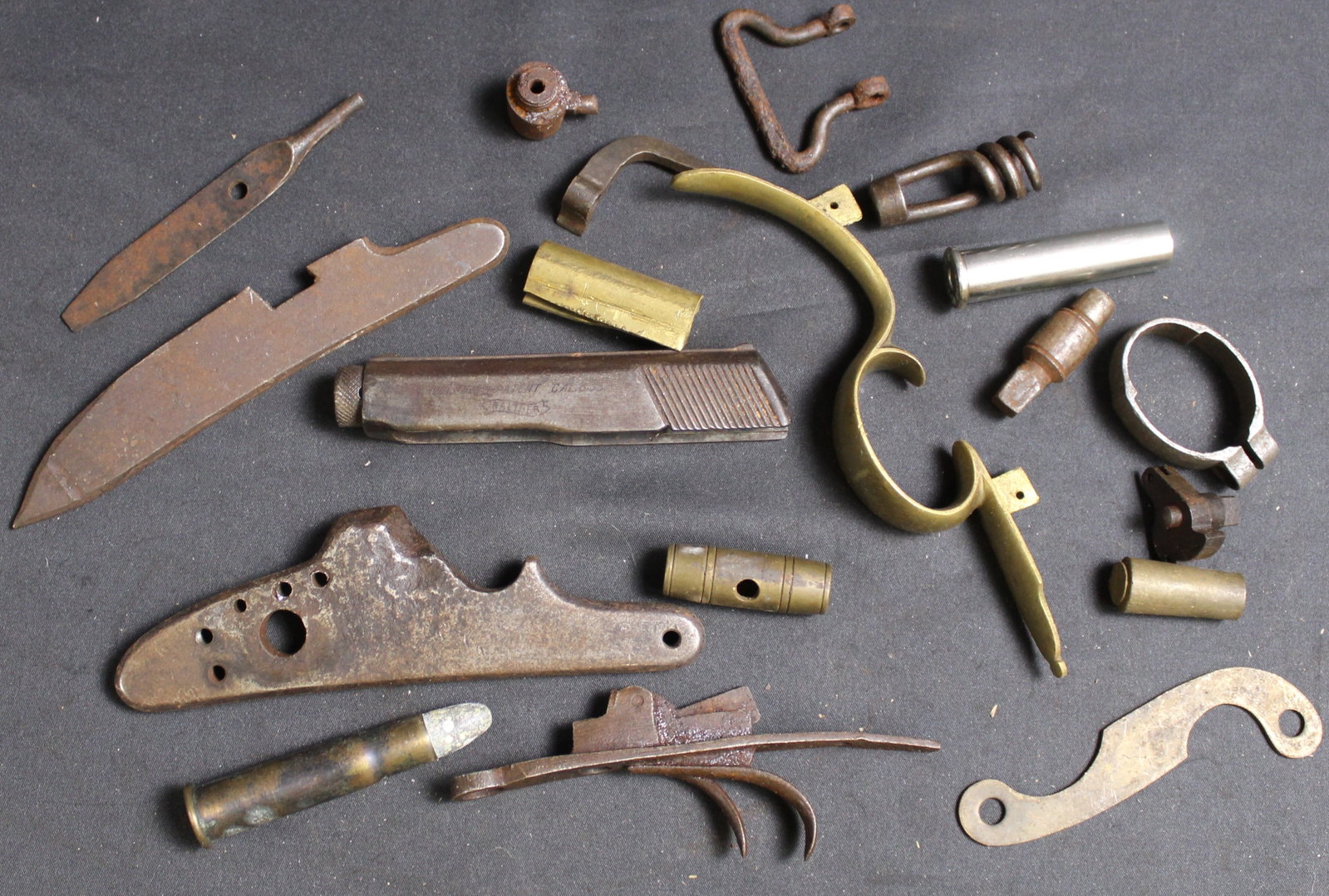 Group Lot: Firearms Parts Lot (FMI): Description coming soon Bidders are welcome to preview items in person during our normal operating hours Tuesday through Saturday 11am-6pm. Estimated shipping parcel size (LxWxH) 10 inches x 8 inches