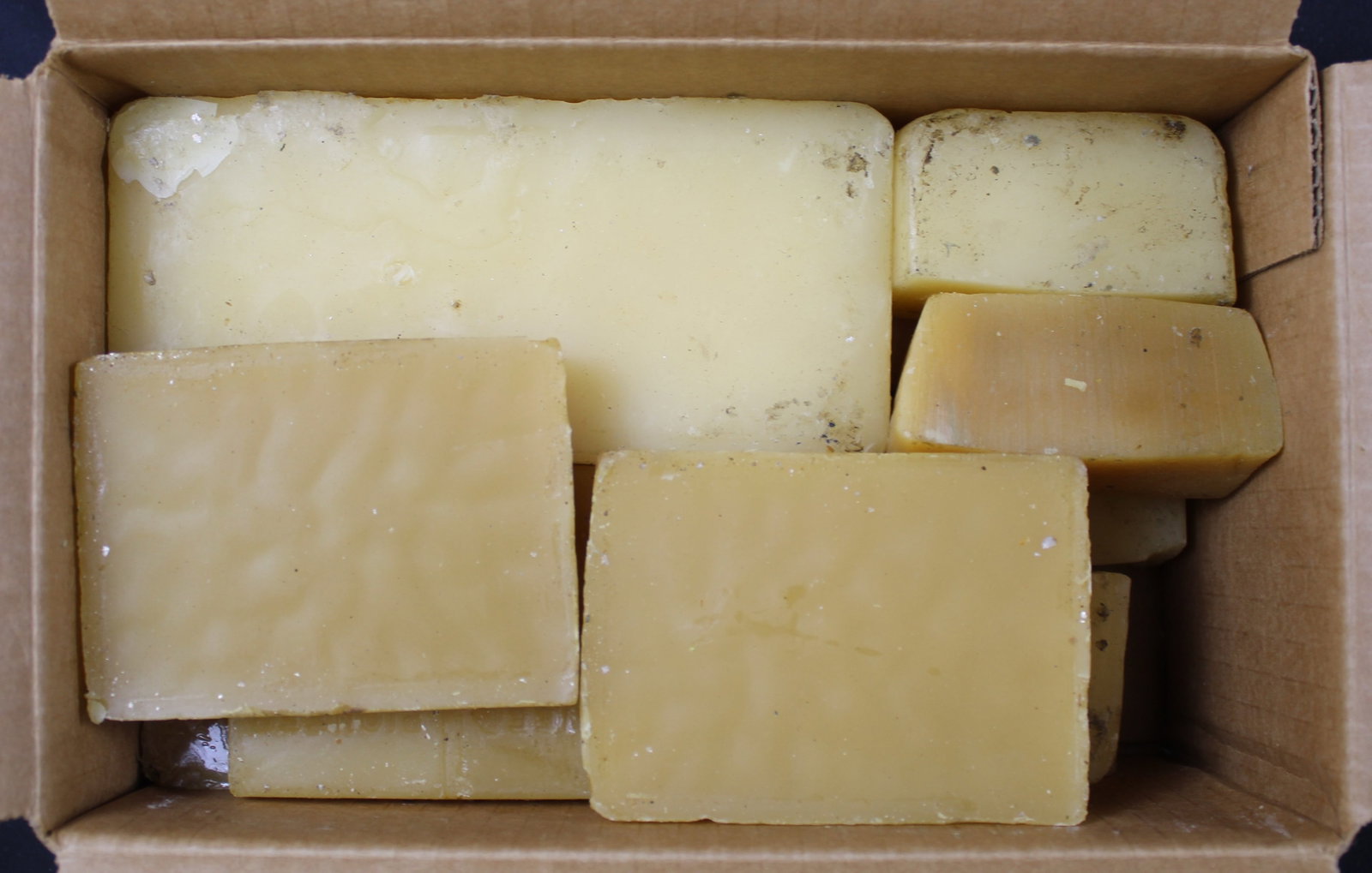 Approximately 5lbs of Bee's Wax (FMI): Description coming soon Bidders are welcome to preview items in person during our normal operating hours Tuesday through Saturday 11am-6pm. Estimated shipping parcel size (LxWxH) 10 inches x 8 inches