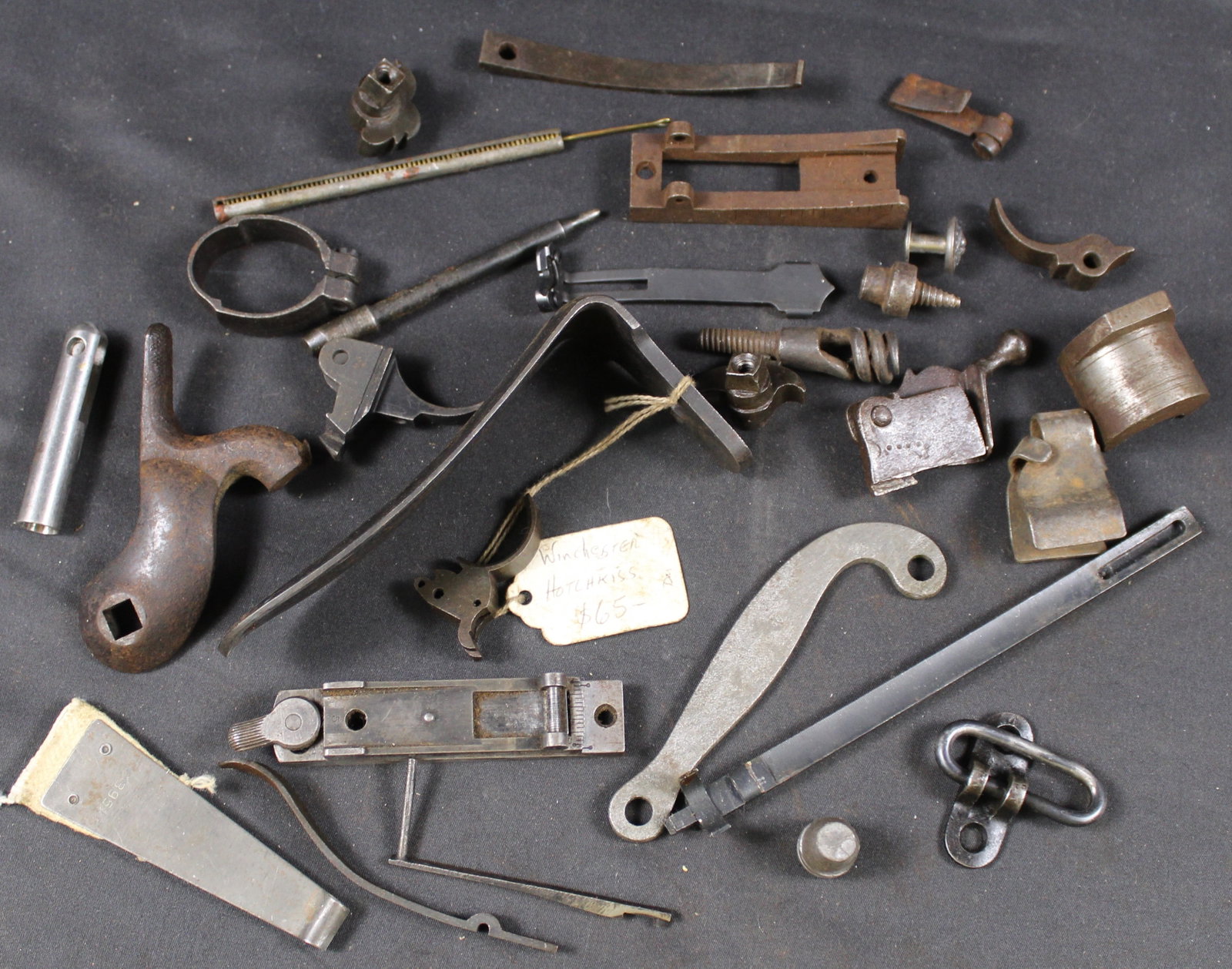 Group Lot: Firearms Parts Lot (FMI): Description coming soon Bidders are welcome to preview items in person during our normal operating hours Tuesday through Saturday 11am-6pm. Estimated shipping parcel size (LxWxH) 10 inches x 8 inches