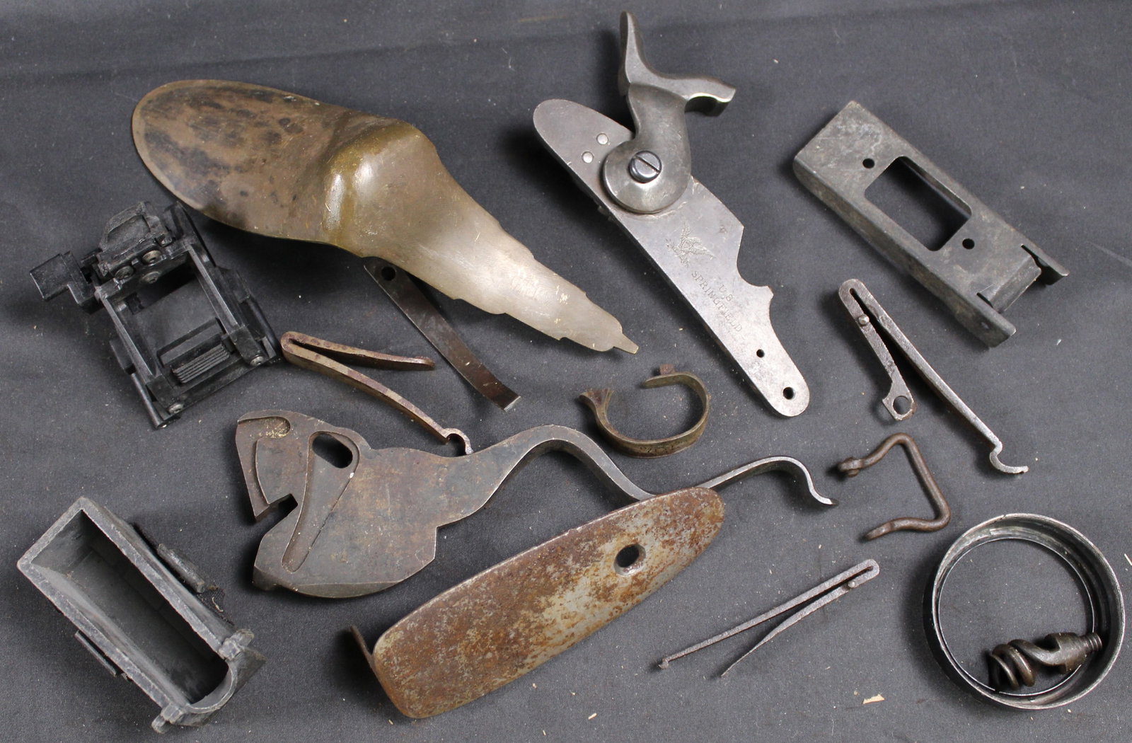 Group Lot: Firearms Parts Lot (FMI): Description coming soon Bidders are welcome to preview items in person during our normal operating hours Tuesday through Saturday 11am-6pm. Estimated shipping parcel size (LxWxH) 10 inches x 8 inches