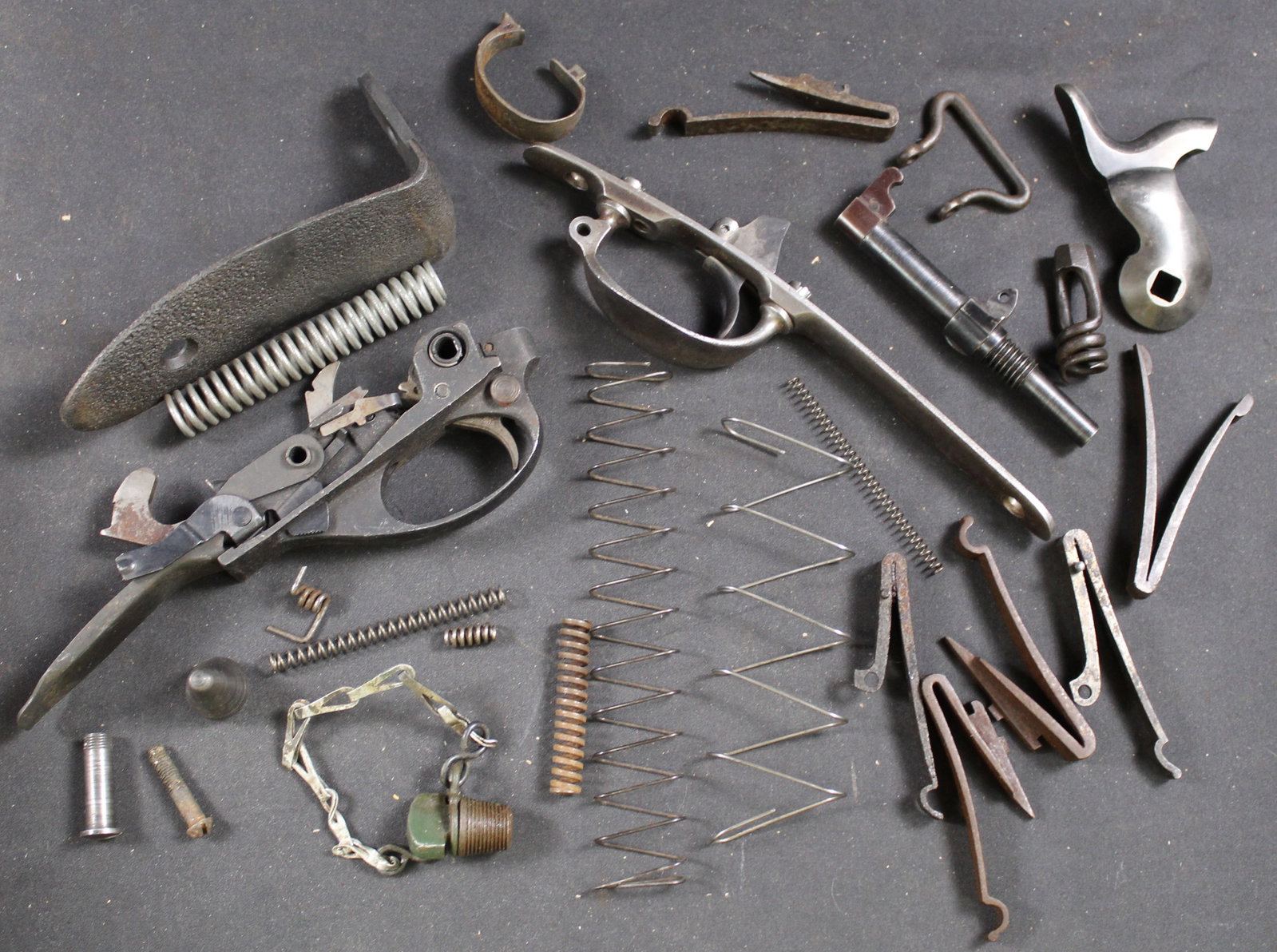 Group Lot: Firearms Parts Lot (FMI): Description coming soon Bidders are welcome to preview items in person during our normal operating hours Tuesday through Saturday 11am-6pm. Estimated shipping parcel size (LxWxH) 10 inches x 8 inches