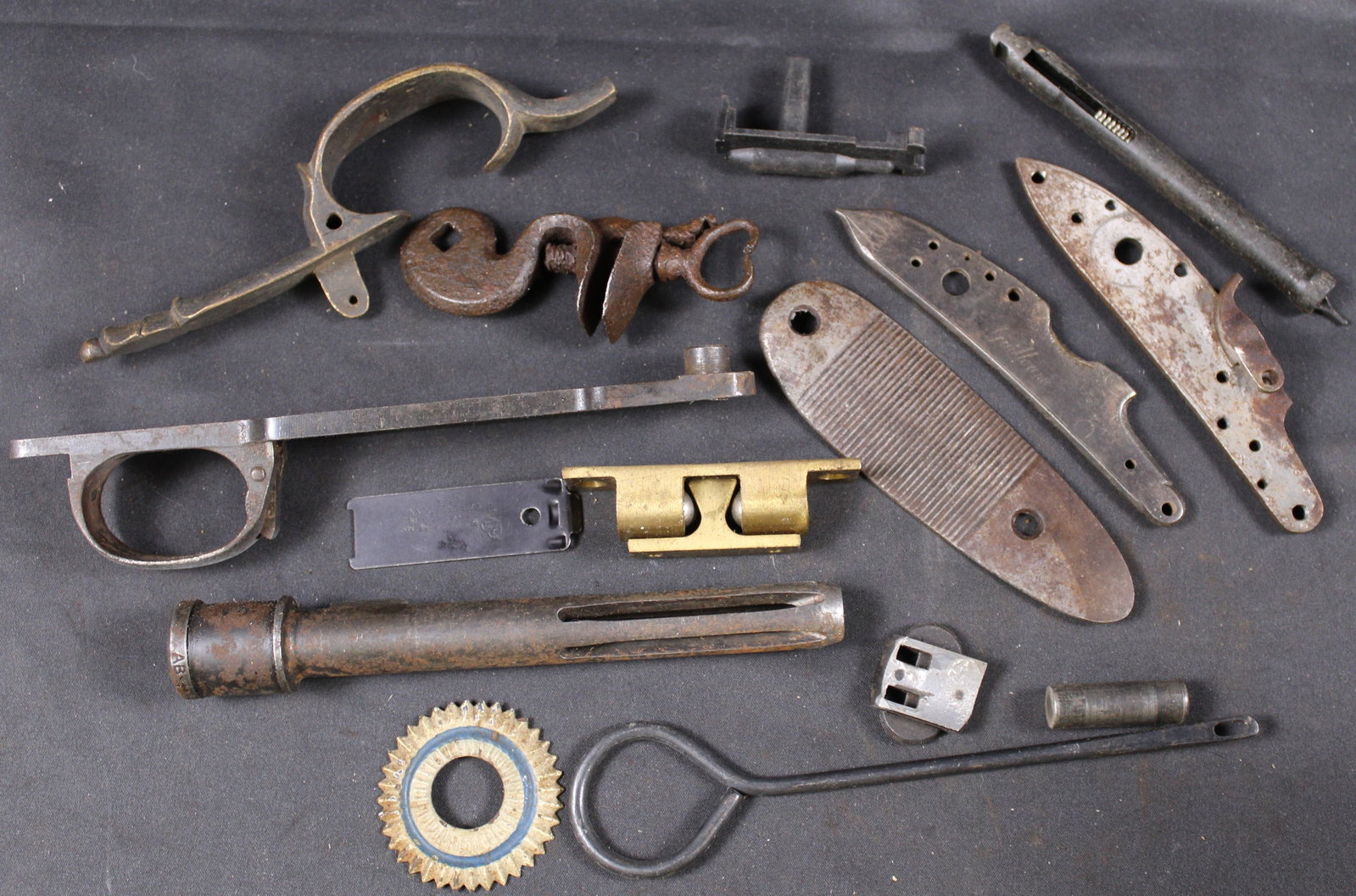 Group Lot: Firearms Parts Lot (FMI): Description coming soon Bidders are welcome to preview items in person during our normal operating hours Tuesday through Saturday 11am-6pm. Estimated shipping parcel size (LxWxH) 10 inches x 8 inches 