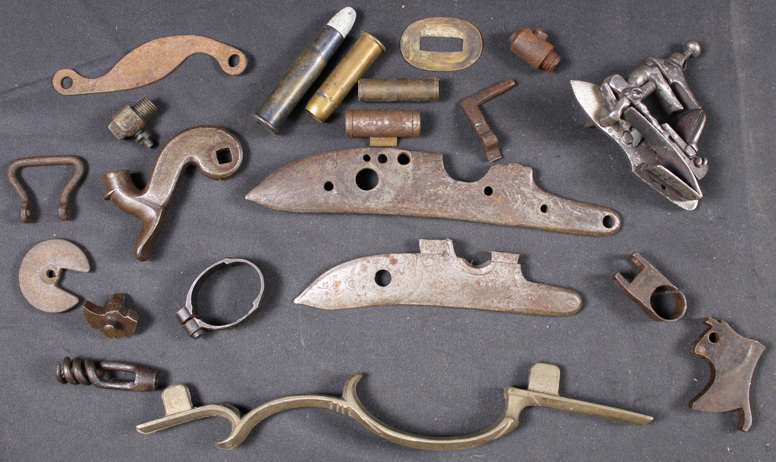 Group Lot: Firearms Parts Lot (FMI): Description coming soon Bidders are welcome to preview items in person during our normal operating hours Tuesday through Saturday 11am-6pm. Estimated shipping parcel size (LxWxH) 10 inches x 8 inches