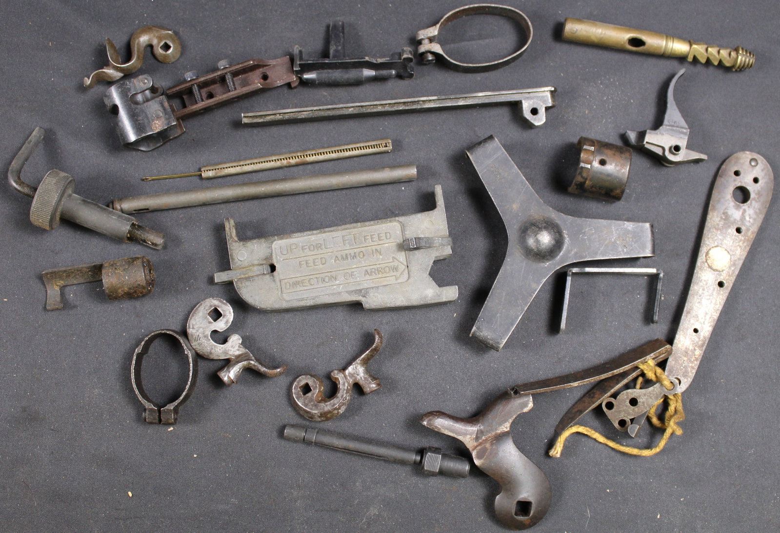 Group Lot: Firearms Parts Lot (FMI): Description coming soon Bidders are welcome to preview items in person during our normal operating hours Tuesday through Saturday 11am-6pm. Estimated shipping parcel size (LxWxH) 10 inches x 8 inches