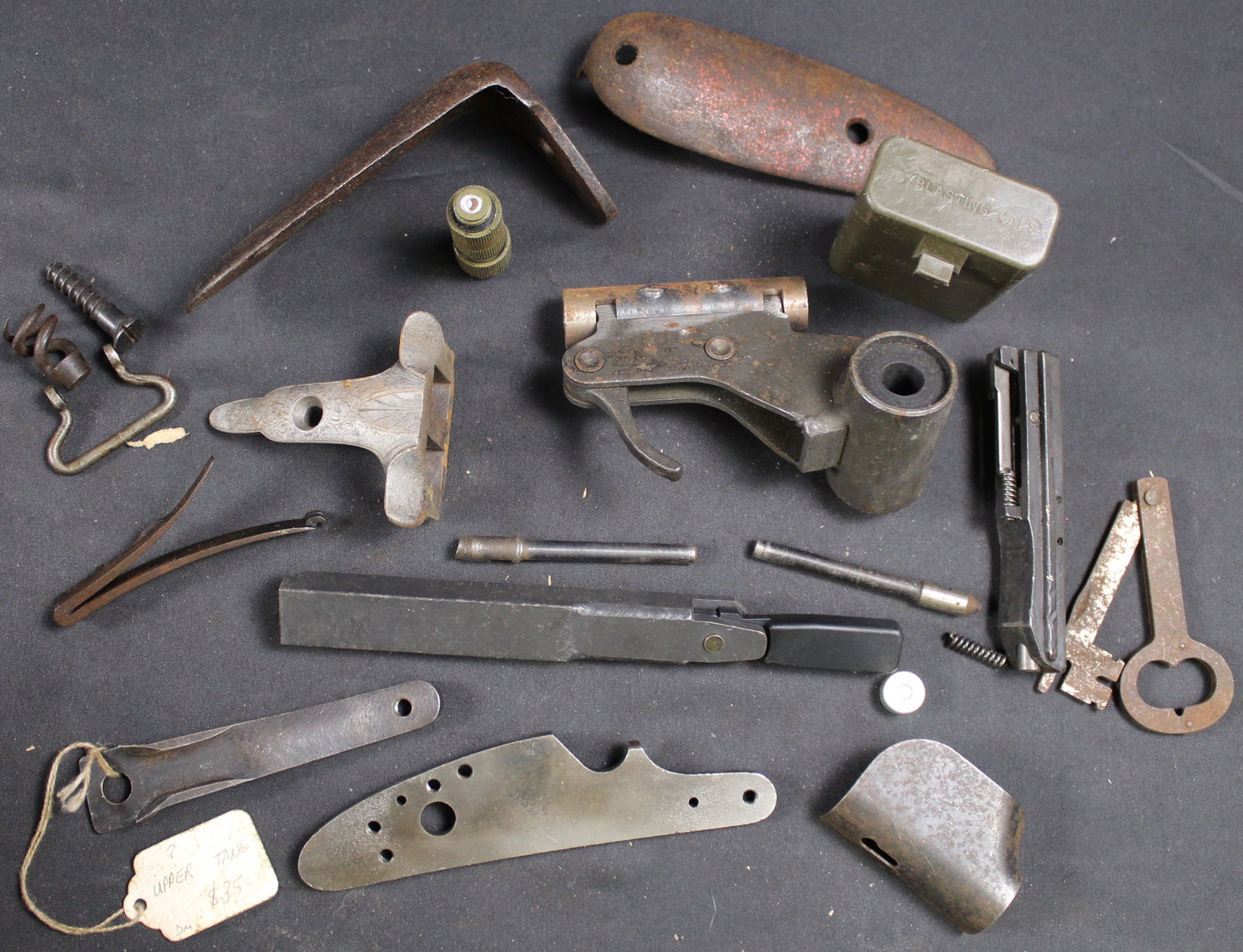 Group Lot: Firearms Parts Lot (FMI): Description coming soon Bidders are welcome to preview items in person during our normal operating hours Tuesday through Saturday 11am-6pm. Estimated shipping parcel size (LxWxH) 10 inches x 8 inches