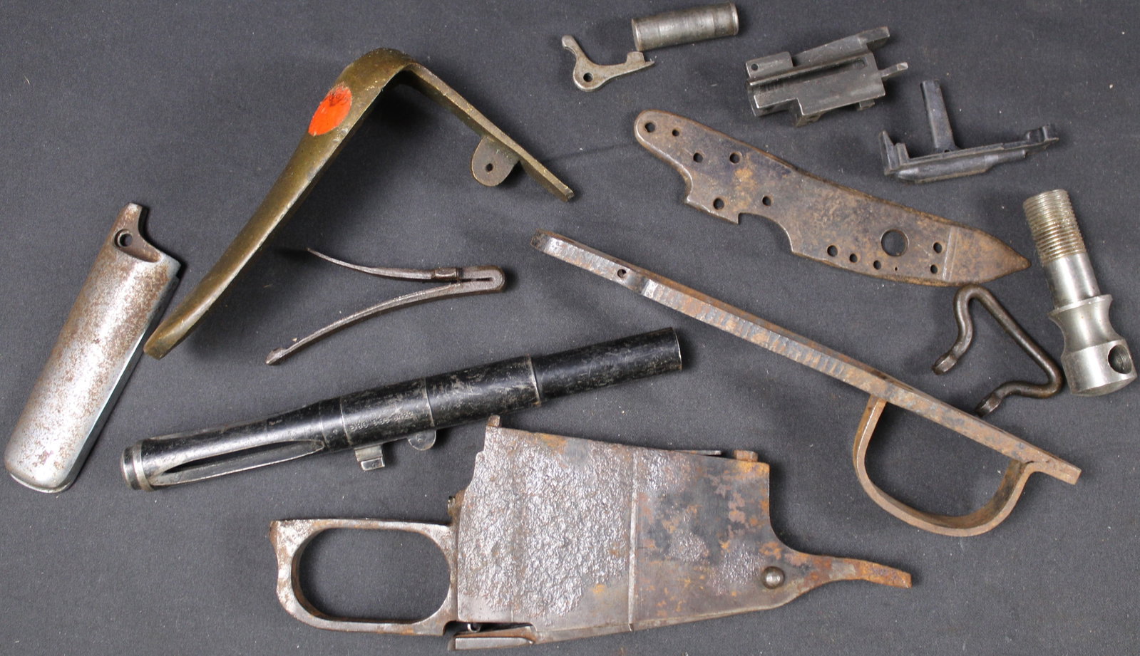 Group Lot: Firearms Parts Lot (FMI): Description coming soon Bidders are welcome to preview items in person during our normal operating hours Tuesday through Saturday 11am-6pm. Estimated shipping parcel size (LxWxH) 10 inches x 8 inches