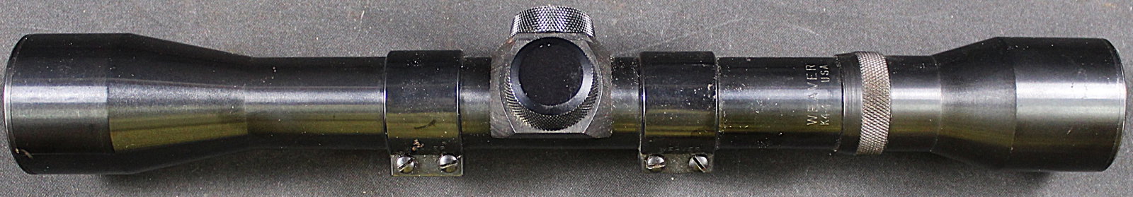 4 Power Weaver Scope with Rings (FMI): Description coming soon Bidders are welcome to preview items in person during our normal operating hours Tuesday through Saturday 11am-6pm. Estimated shipping parcel size (LxWxH) 16 inches x 4 inches