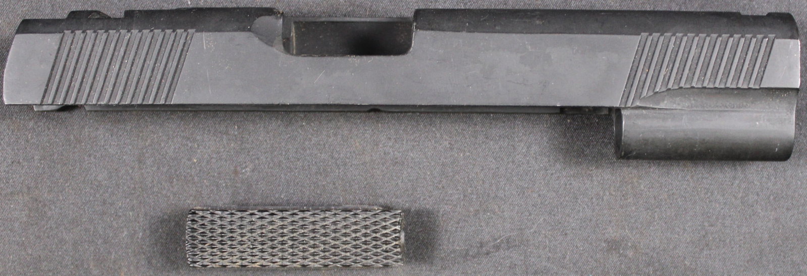Model 1911 Semi-Automatic Pistol Slide (GOTB): Description coming soon Bidders are welcome to preview items in person during our normal operating hours Tuesday through Saturday 11am-6pm. Estimated shipping parcel size (LxWxH) 10 inches x 8 inches