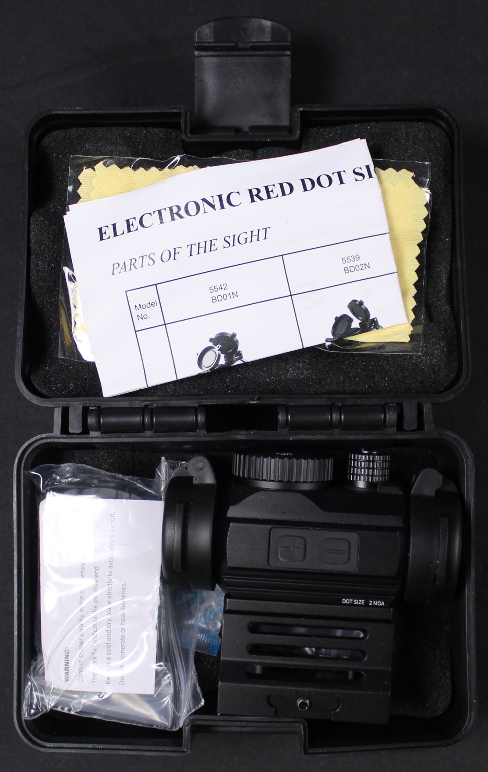 New in Box 2MOA IPX7 Compact Size Red Dot (MAT): Description coming soon Bidders are welcome to preview items in person during our normal operating hours Tuesday through Saturday 11am-6pm. Estimated shipping parcel size (LxWxH) 10 inches x 8 inches