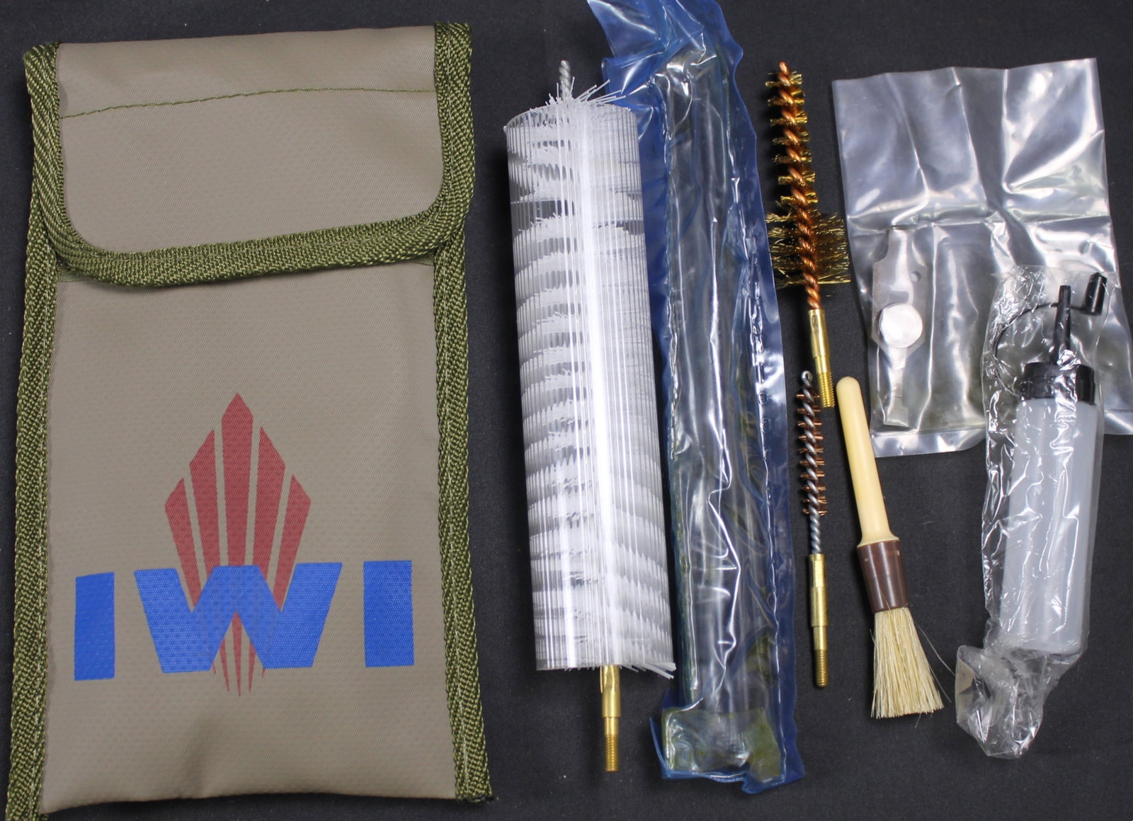 New IWI Cleaning Kit (DMS): Description coming soon Bidders are welcome to preview items in person during our normal operating hours Tuesday through Saturday 11am-6pm. Estimated shipping parcel size (LxWxH) 10 inches x 8 inches 