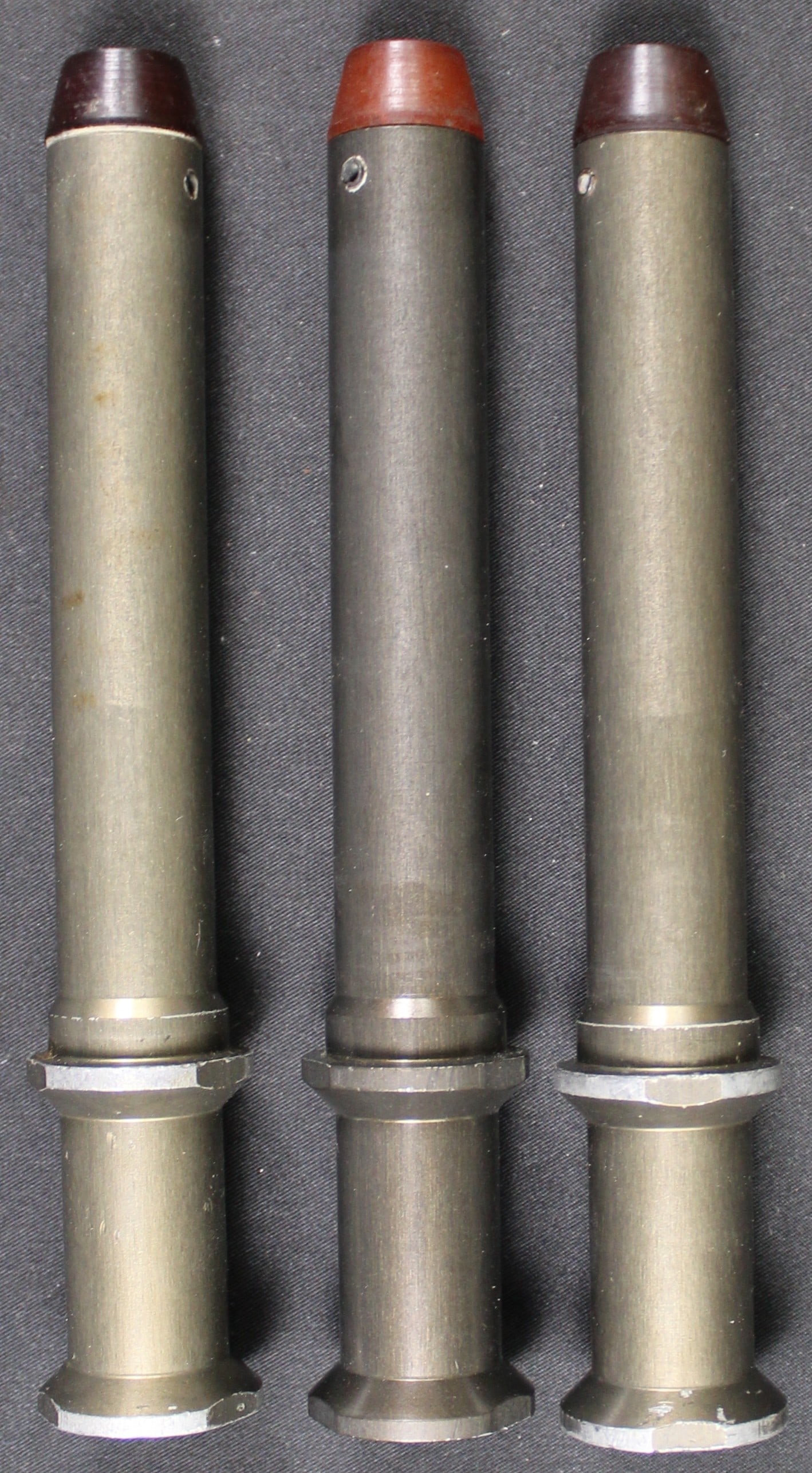 Group Lot: Three Unmarked Ar-15 Style Buffers (GOTB): Description coming soon Bidders are welcome to preview items in person during our normal operating hours Tuesday through Saturday 11am-6pm. Estimated shipping parcel size (LxWxH) 10 inches x 8 inches 