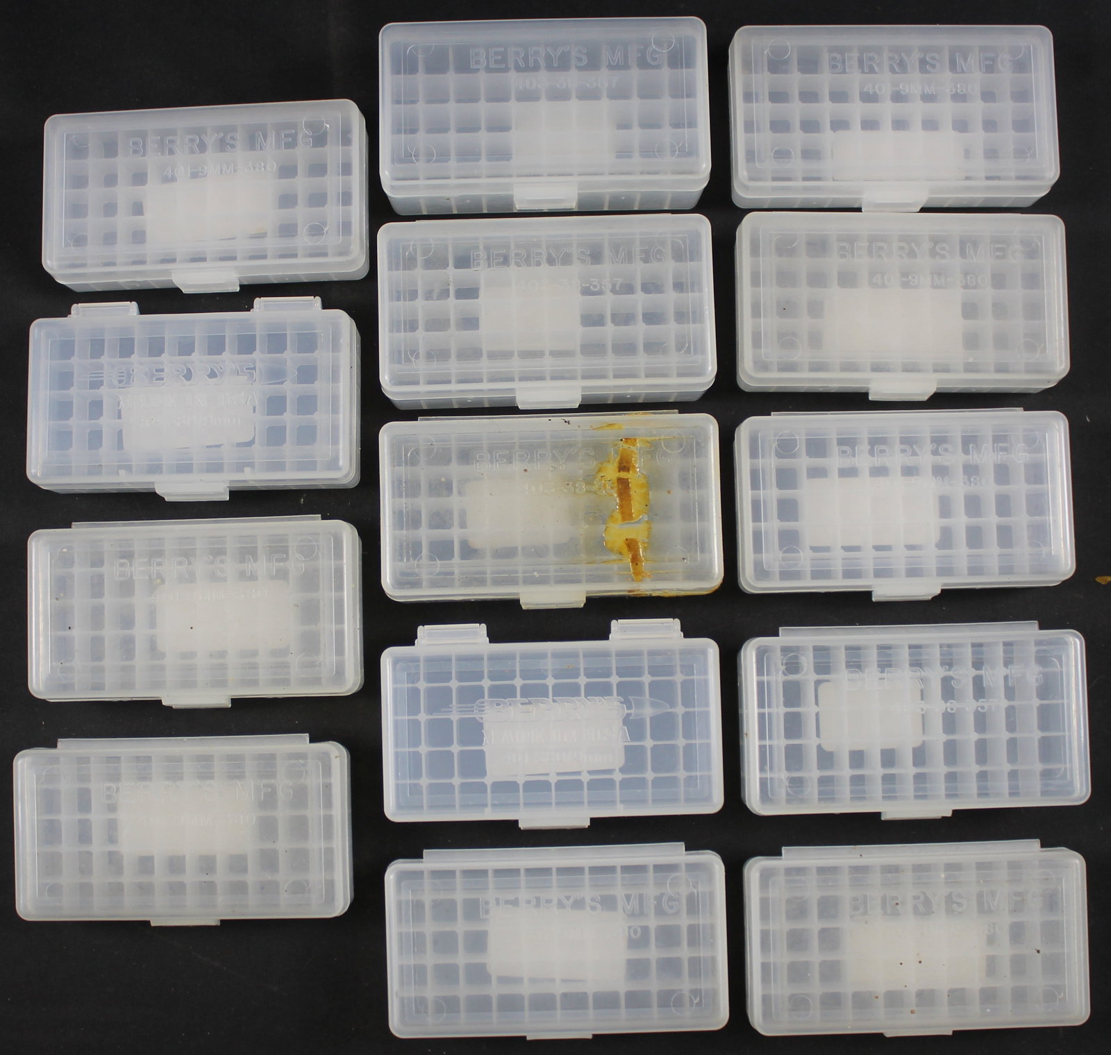Group Lot: 14 Reloading Reload Containers (FMI): Description coming soon Bidders are welcome to preview items in person during our normal operating hours Tuesday through Saturday 11am-6pm. Estimated shipping parcel size (LxWxH) 12 inches x 8 inches 