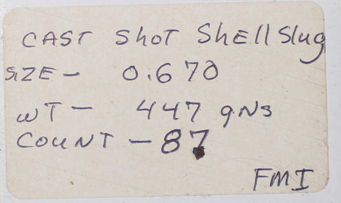 Approximately 87 .0670" 447gr Case Shot Shells (FMI) - 2
