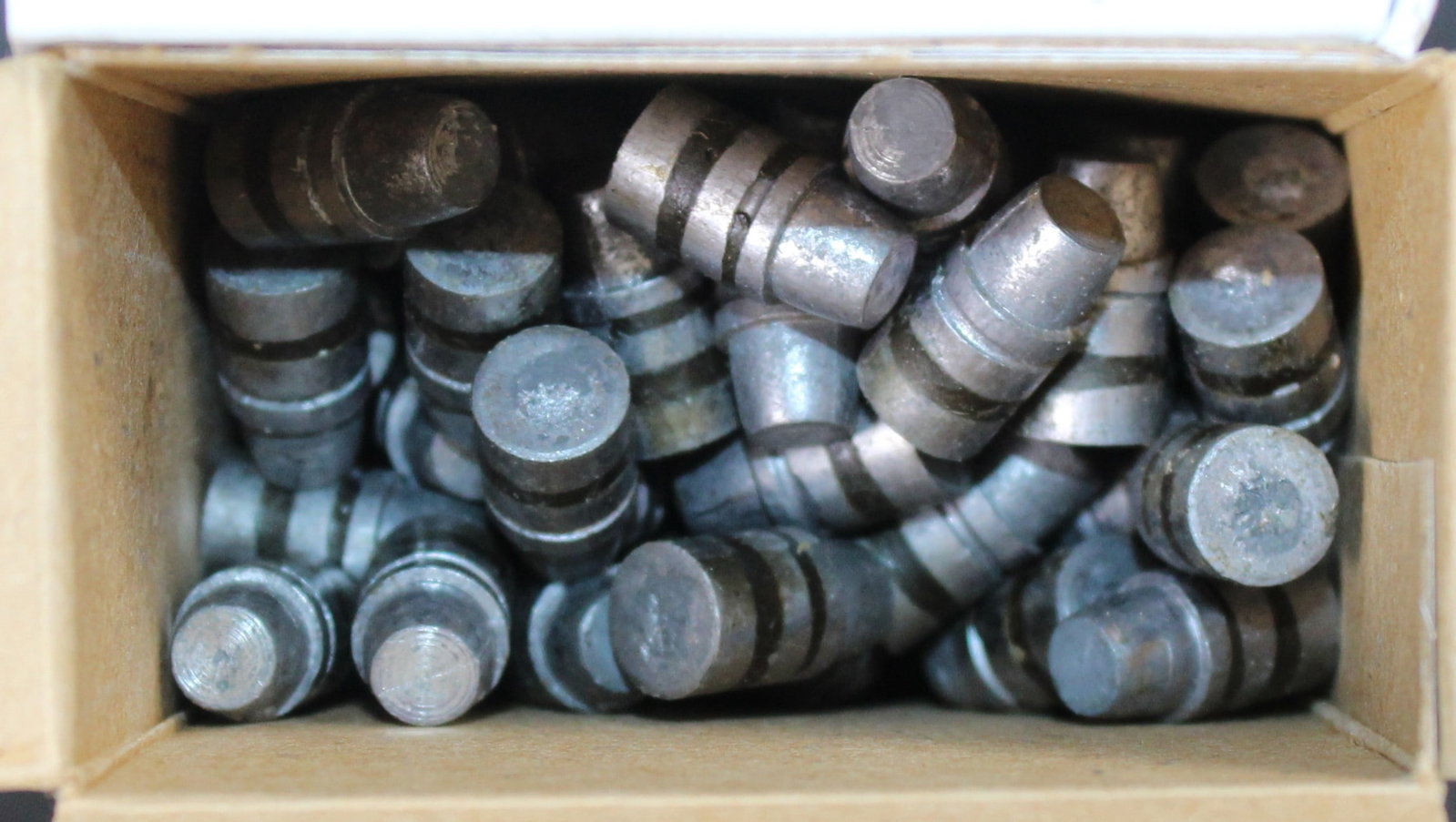 Approximately 197 Cast/Sized and Lubed 158gr .357" Reloading Bullets (FMI): Description coming soon Bidders are welcome to preview items in person during our normal operating hours Tuesday through Saturday 11am-6pm. Estimated shipping parcel size (LxWxH) 8 inches x 8 inches x