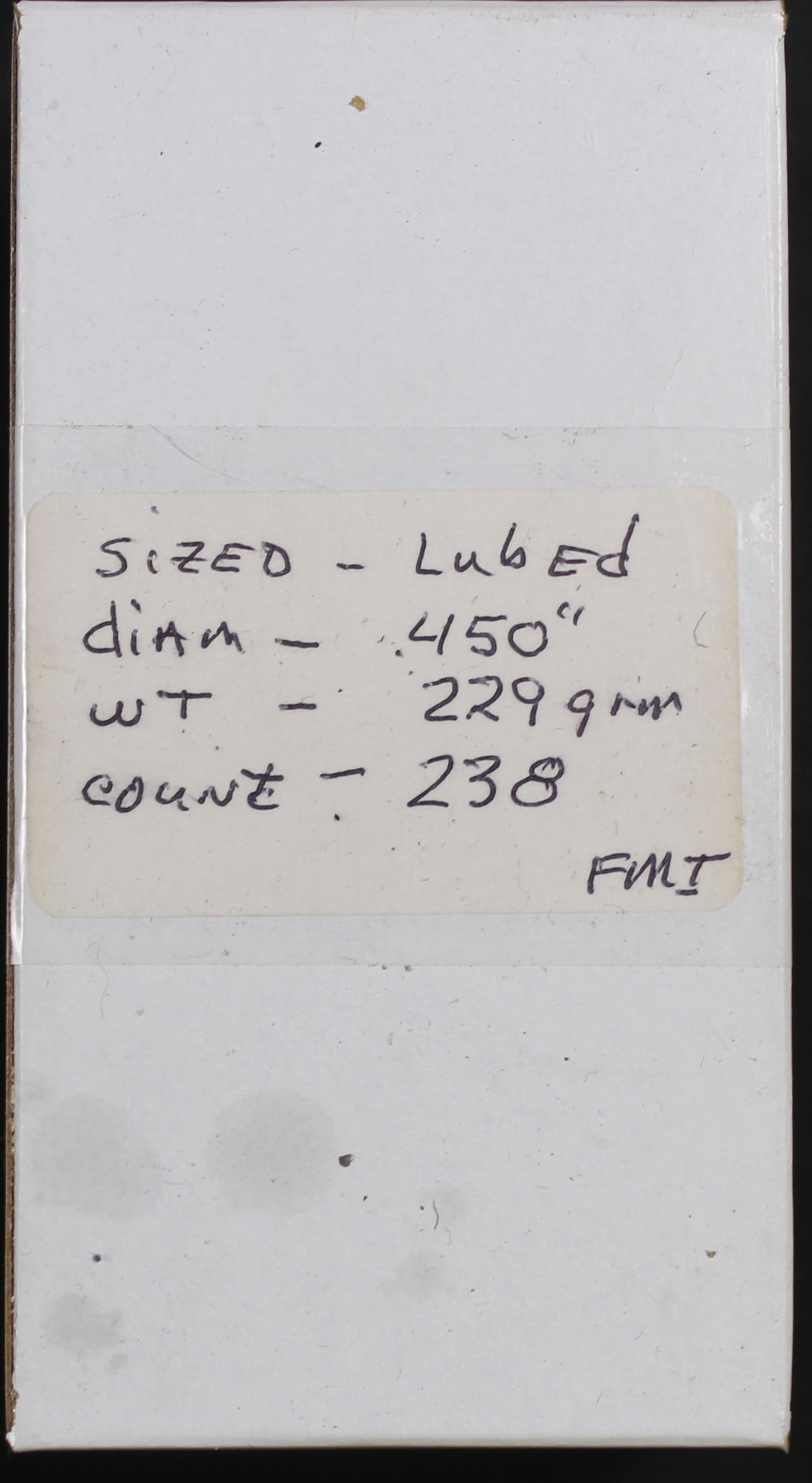 Approximately 238 229gr .450" Cast/Sized and Lubed Reloading Bullets (FMI) - 2