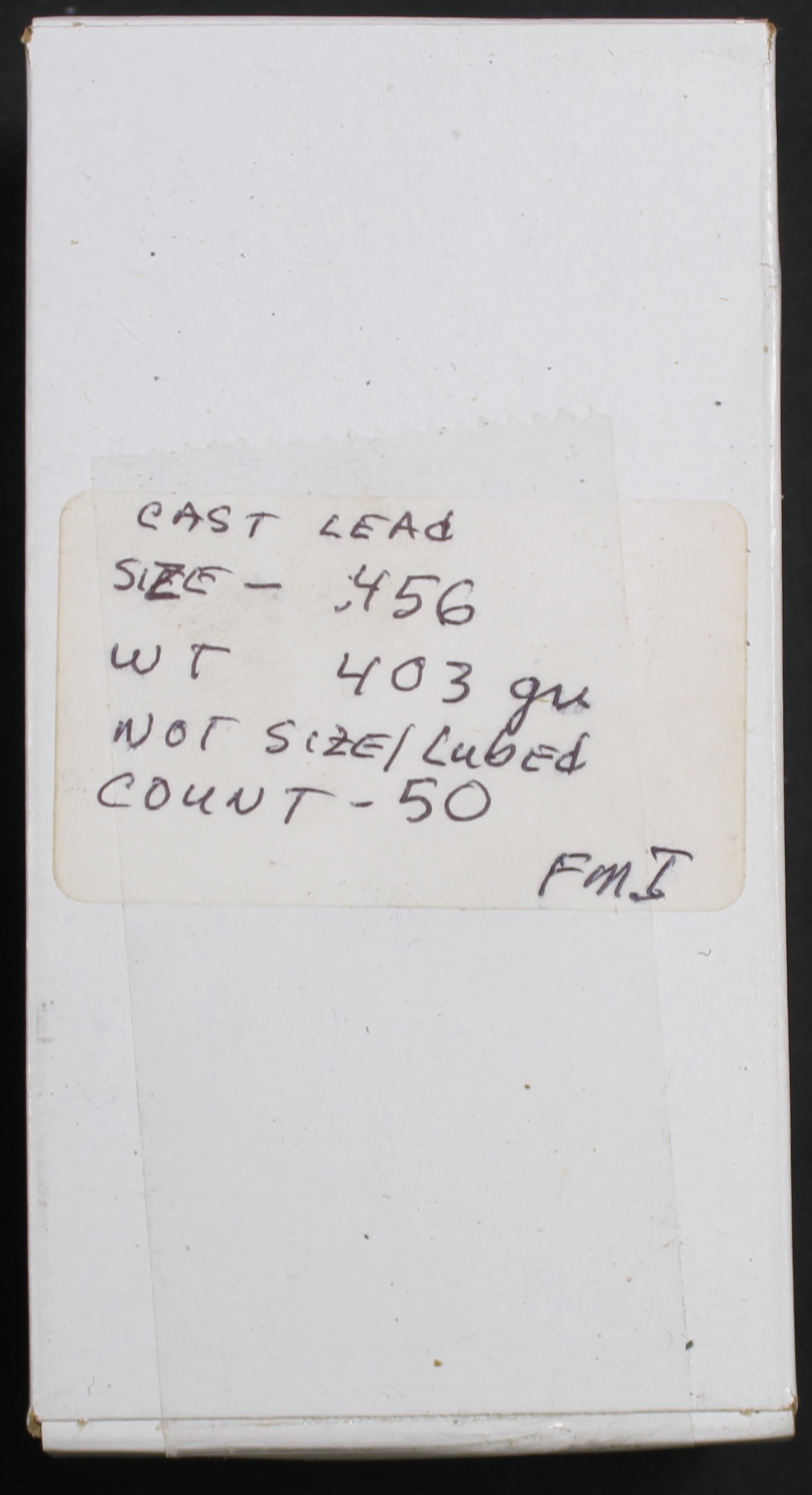 Approximately 50 403gr .456 Cast Lead Bullets for Reloading (FMI) - 2