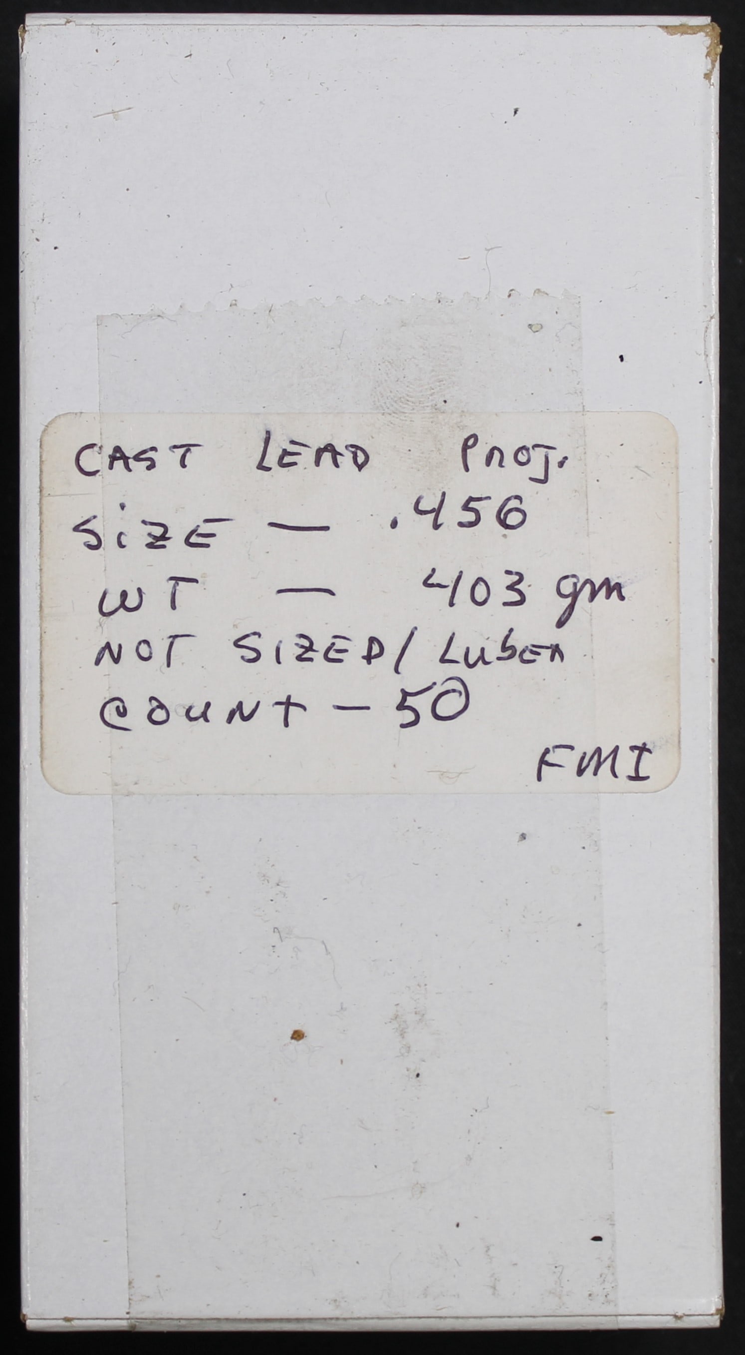 Approximately 50 403gr .456" Cast Lead Bullets for Reloading (FMI) - 2