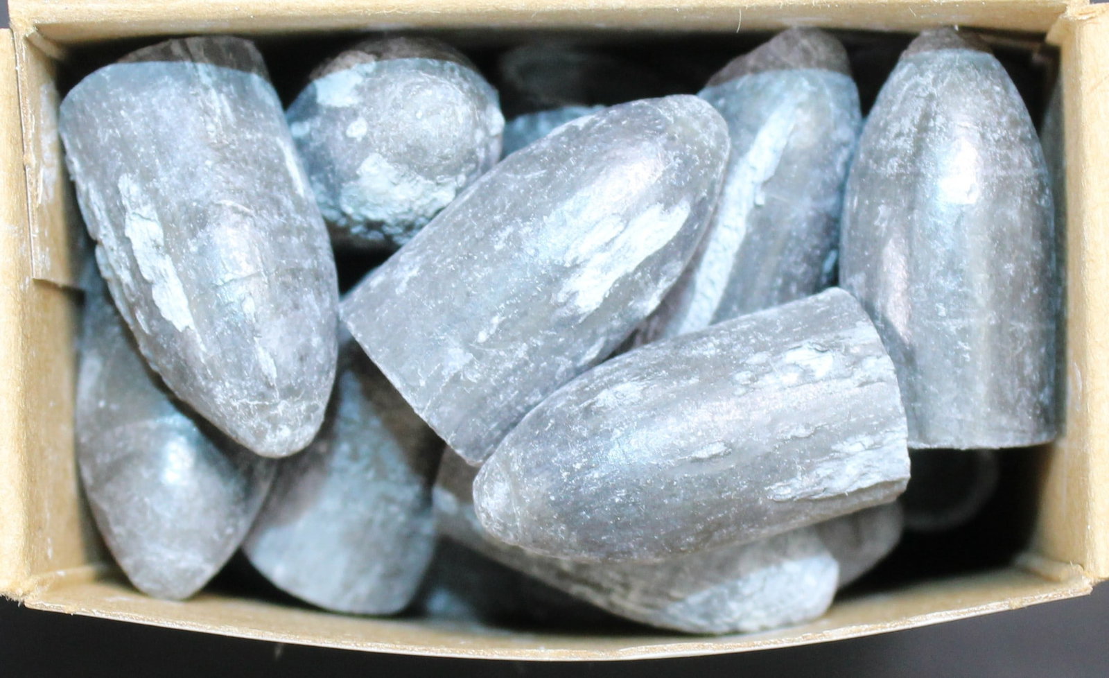 Approximately 47 530gr 58 Mini Ball Projectiles for the Enfield (FMI): Description coming soon Bidders are welcome to preview items in person during our normal operating hours Tuesday through Saturday 11am-6pm. Estimated shipping parcel size (LxWxH) 8 inches x 8 inches