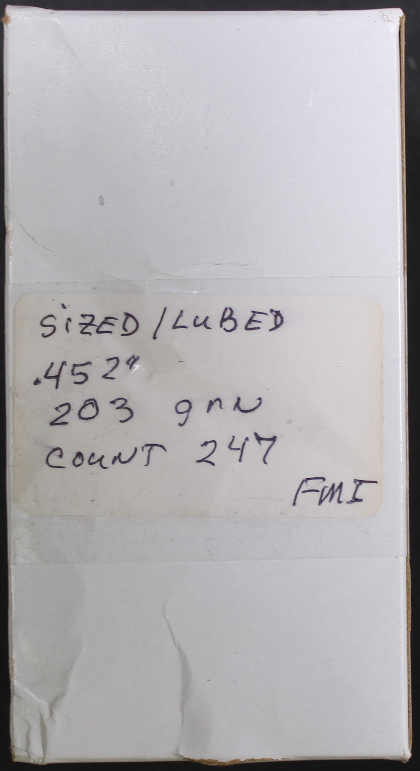 Approximately 247 203gr .452" Cast/Sized and Lubed Bullets for Reloading (FMI) - 2