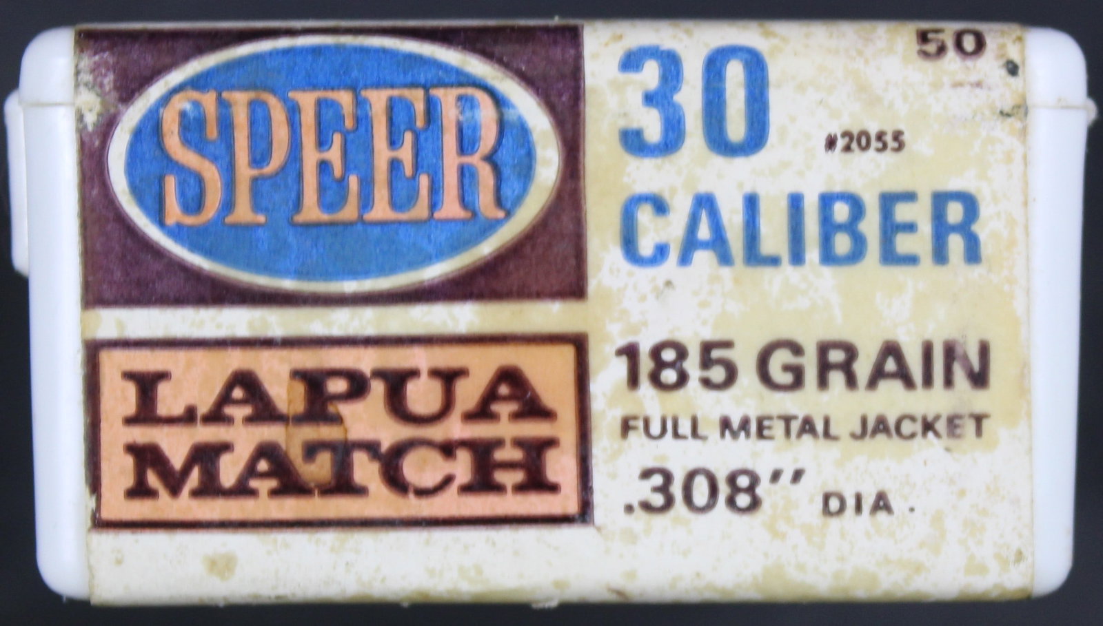Approximately 50 Speer Lapua Match 185gr .308" FMJ Bullets for Reloading (FMI) - 2