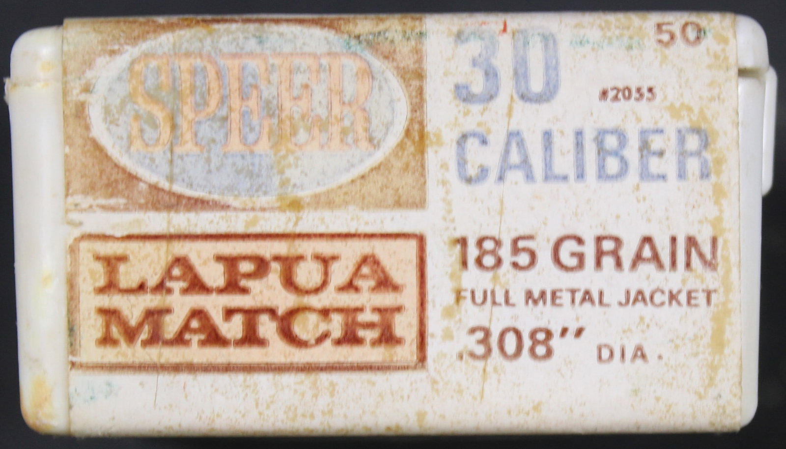 Approximately 50 Speer Lapua Match 185gr .308" FMJ Bullets for Reloading (FMI) - 2