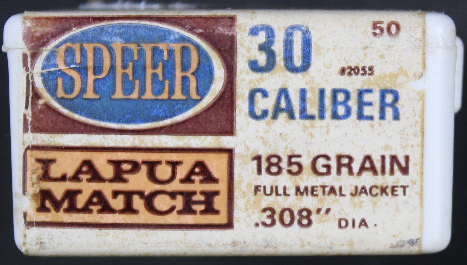 Approximately 50 Speer Lapua Match 185gr .308" FMJ Bullets for Reloading (FMI) - 2