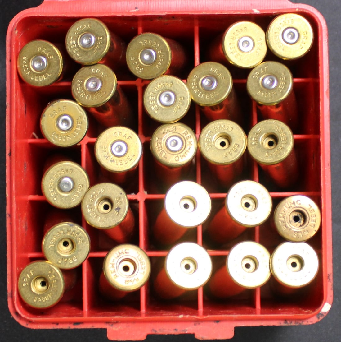 Approximately 25 8mm Lebel Brass Casings for Reloading (FMI): Description coming soon Bidders are welcome to preview items in person during our normal operating hours Tuesday through Saturday 11am-6pm. Estimated shipping parcel size (LxWxH) 8 inches x 8 inches