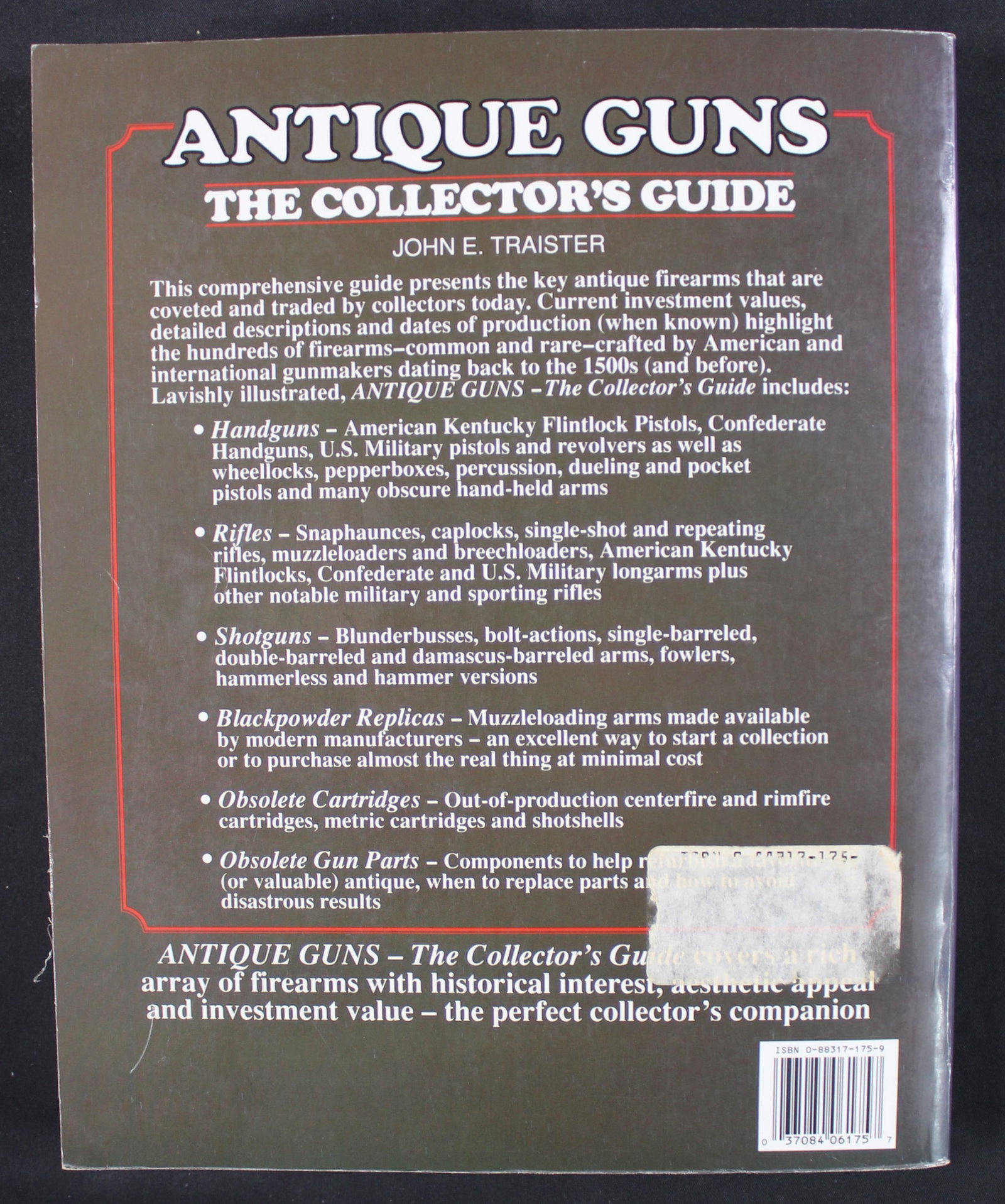 "Antique Guns" The Collector's Guide Second Edition by John Traister (FMI) - 4