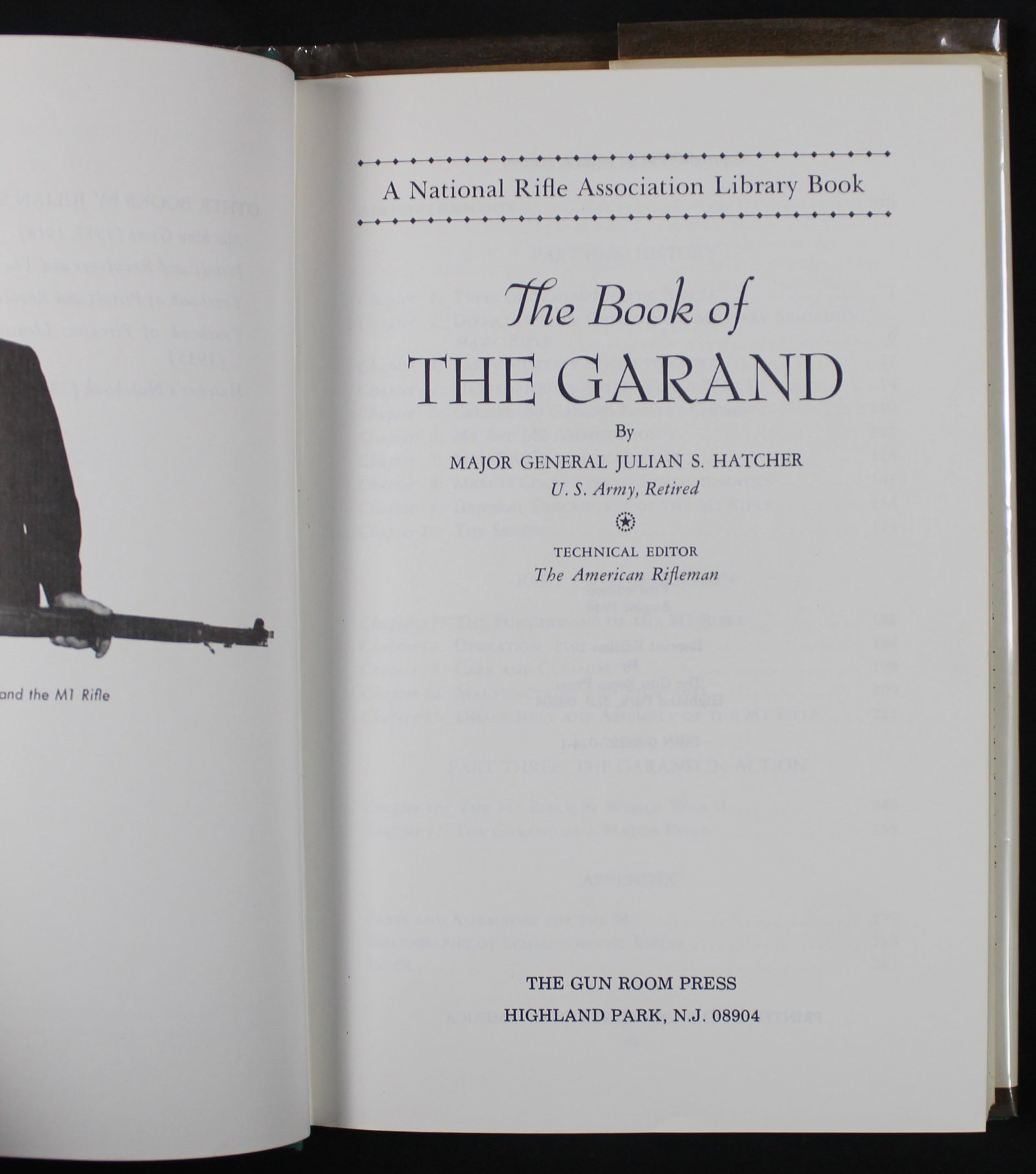 Hatcher's "Book of the Garand: Development of Semi-Automatic Rifles" (FMI) - 2