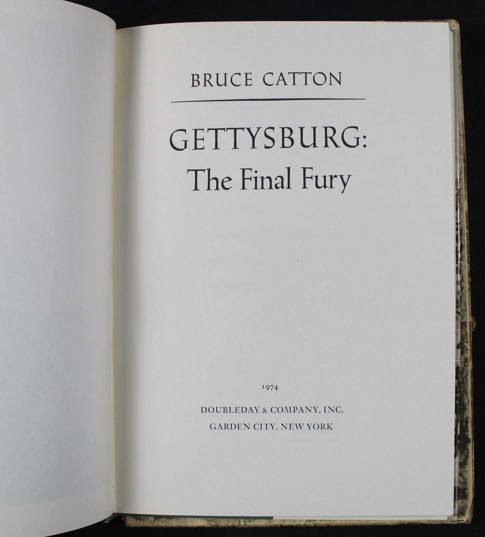 "Gettysburg: The Final Fury" by Bruce Catton (FMI) - 3