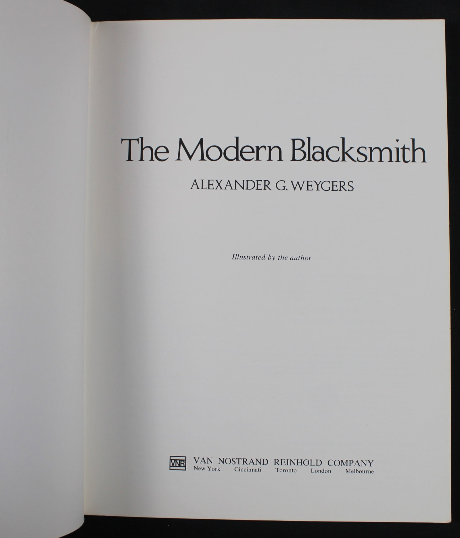 "The Modern Blacksmith" by Alexander Weygers (FMI) - 2