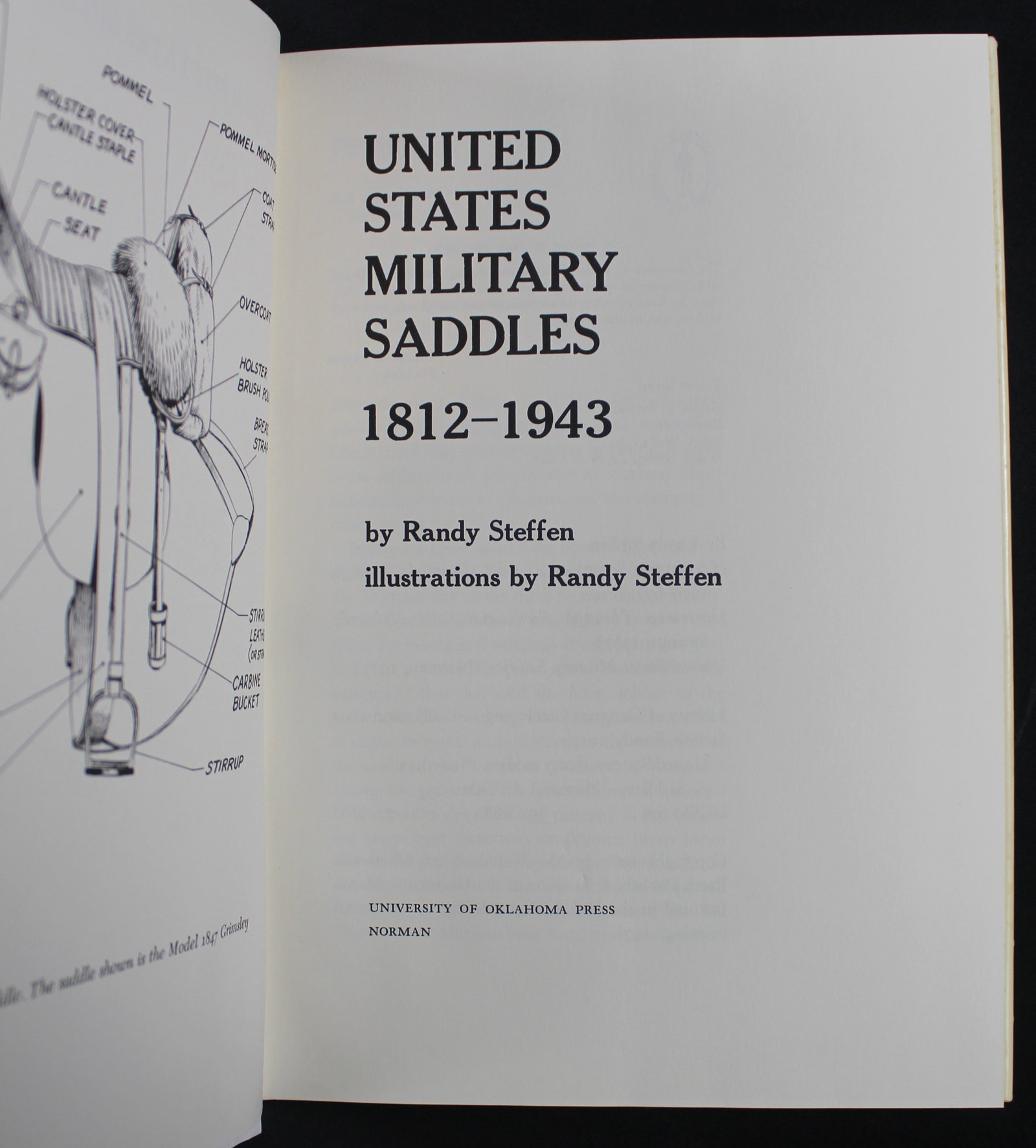 "United States Military Saddles: 1812-1943" by Randy Steffen (FMI) - 2