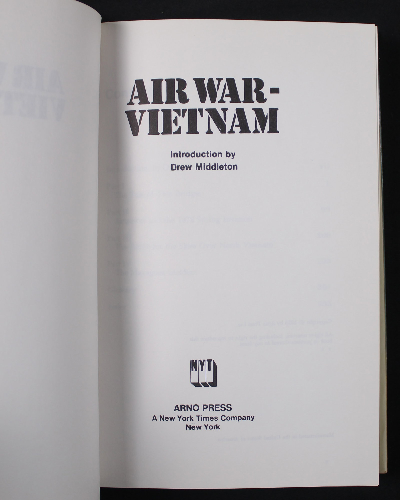 "Air War- Vietnam" by Drew Middleton (SFA) - 2