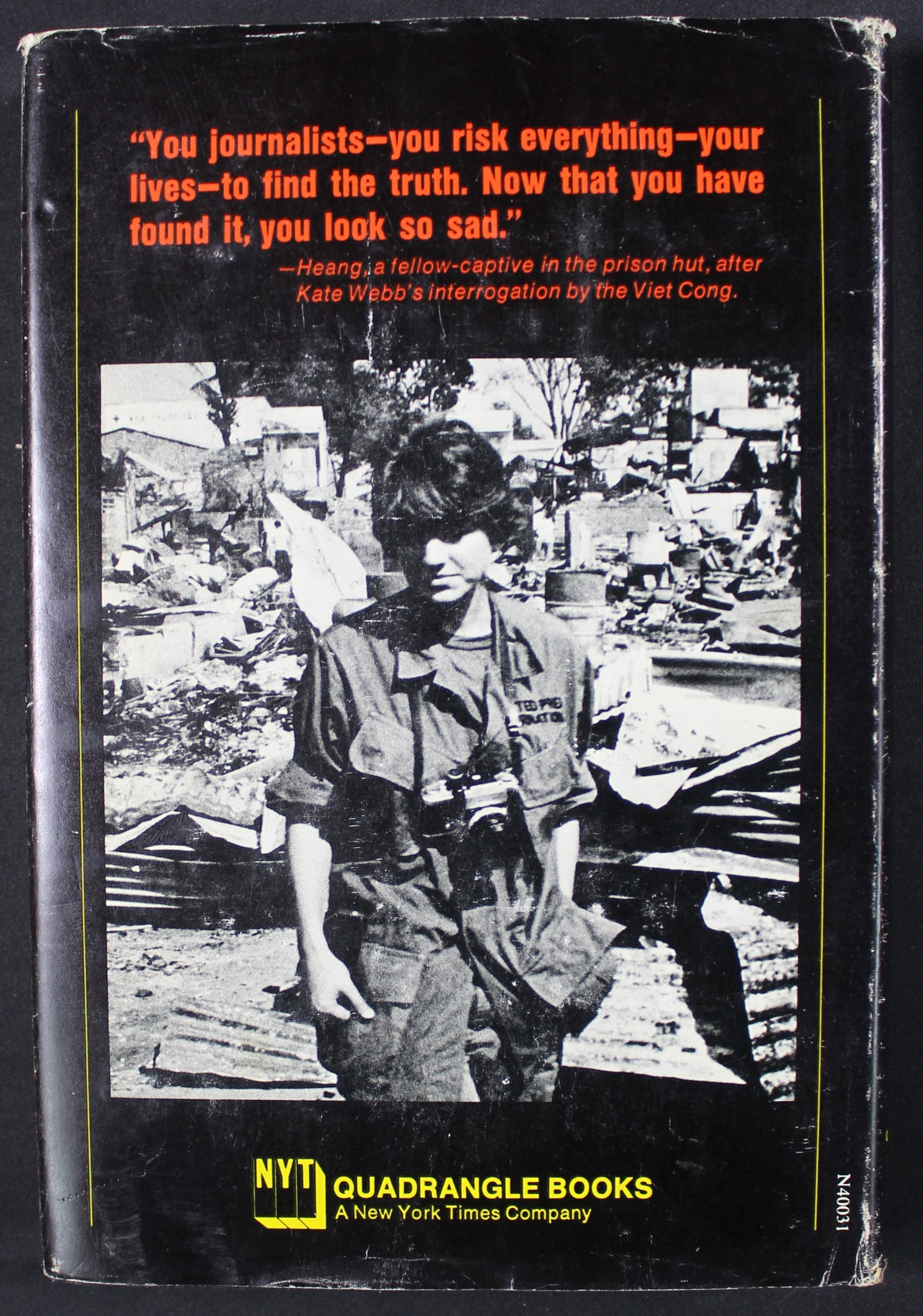 First Edition "On the Other Side: 23 Days with the Viet Cong" by Kate Webb (SFA) - 2