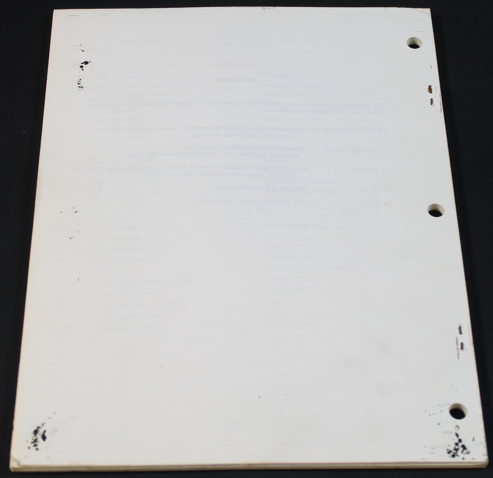 US Governemnt Issued Repair Training Program Manual for Still Picture Camera Set (FMI) - 2
