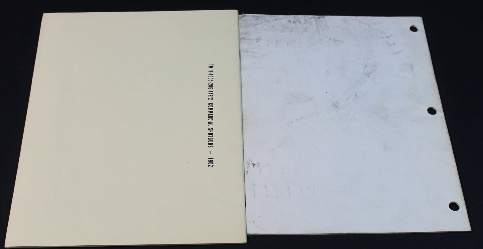 Group Lot of US Dept of the Army Manuals for: "Commercial Shotguns" & "Commercial Revolvers" (FMI) - 2