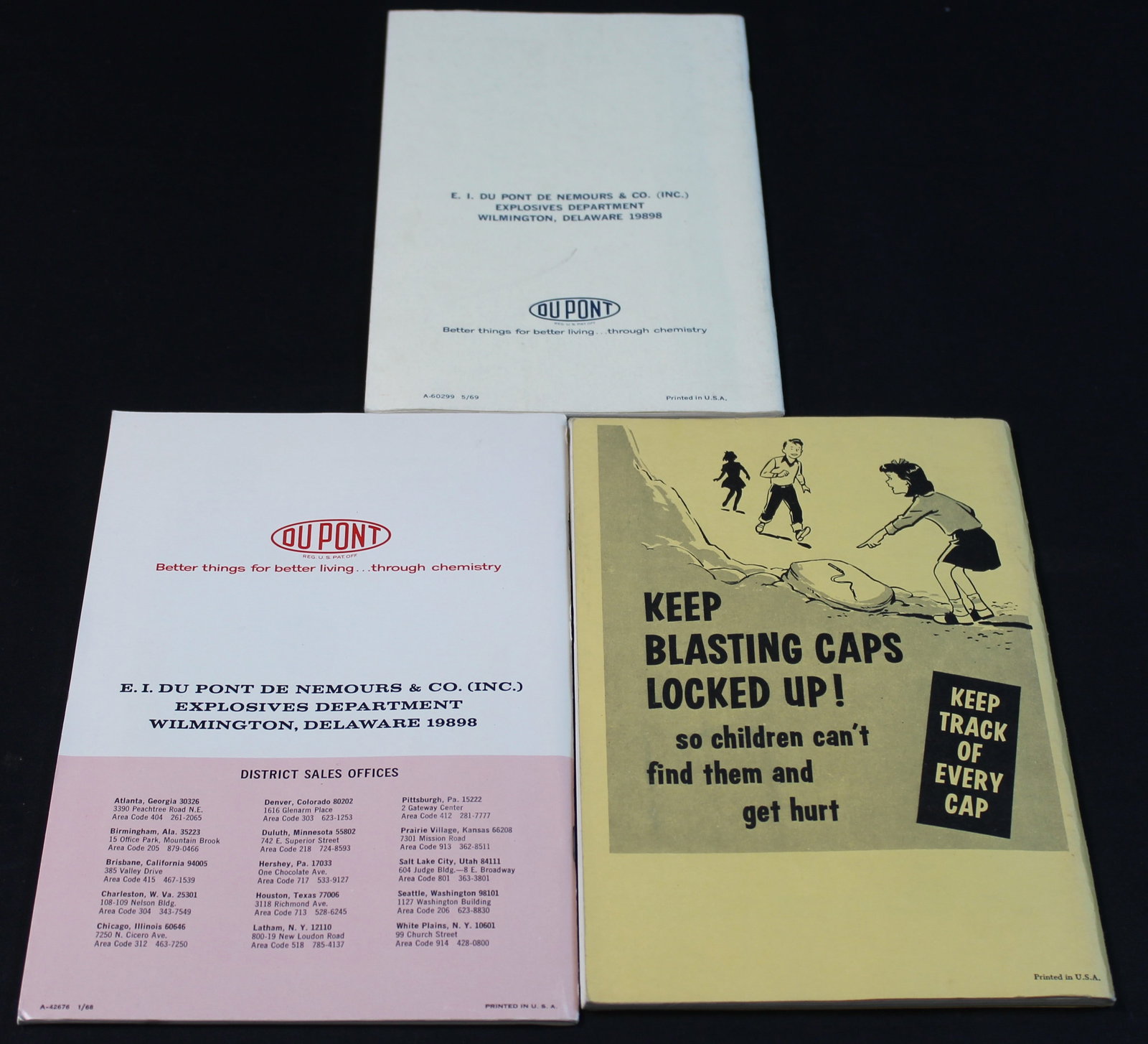 Group Lot: Three Manuals on Explosives (FMI) - 2