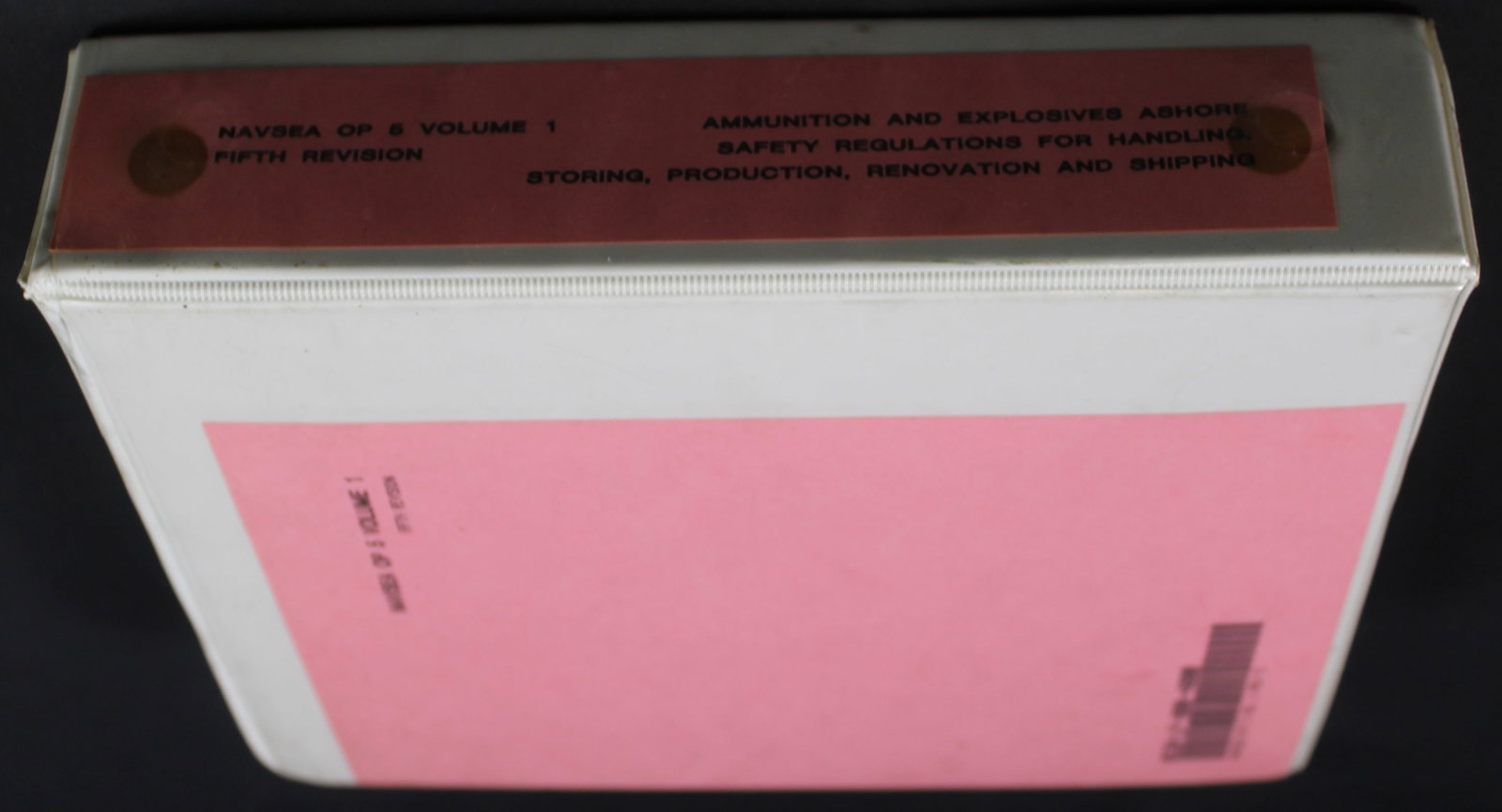 NAVSEA OP 5 Vol 1 "Ammunition and Explosives Ashore" (FMI) - 2