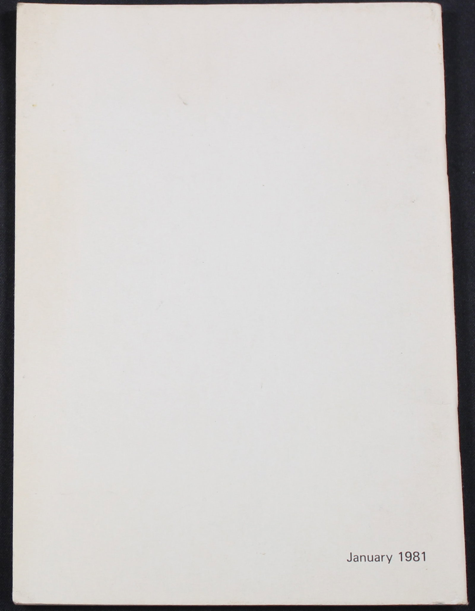 1981 Dated "Recon Patrol" Manual (FMI) - 2