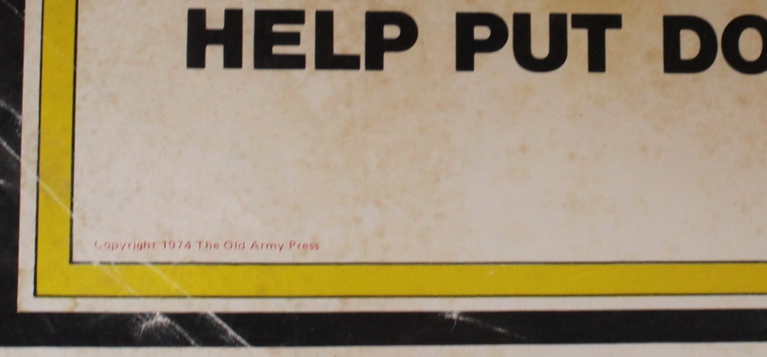 Group Lot of Eight Vintage Military Related Poster (FMI) - 2