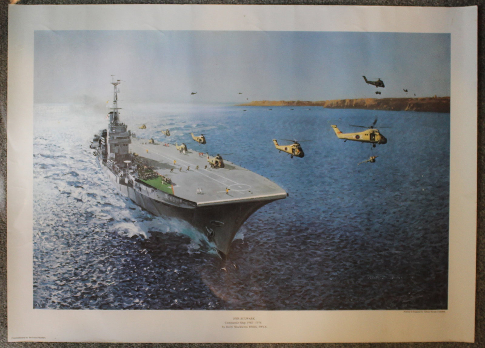 Group Lot of Eight Vintage Military Related Poster (FMI) - 7