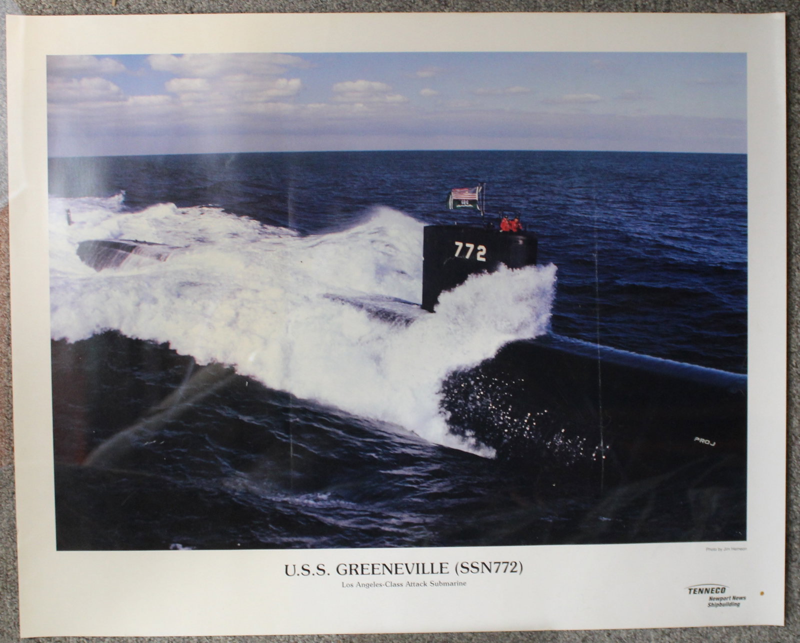 Large US Navy Submarine Poster Group Lot: Eight Posters (CKR) - 2